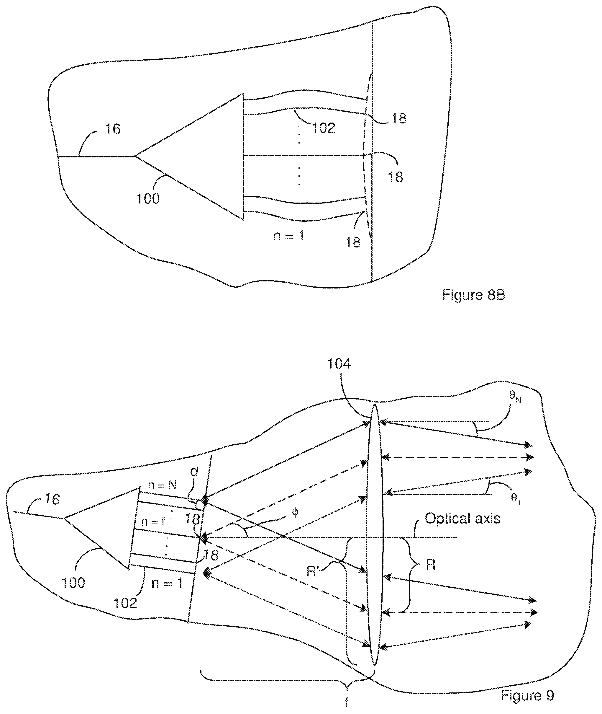 Patent US12339399 Figure 5 – Optical switching for tuning direction of LIDAR output signals