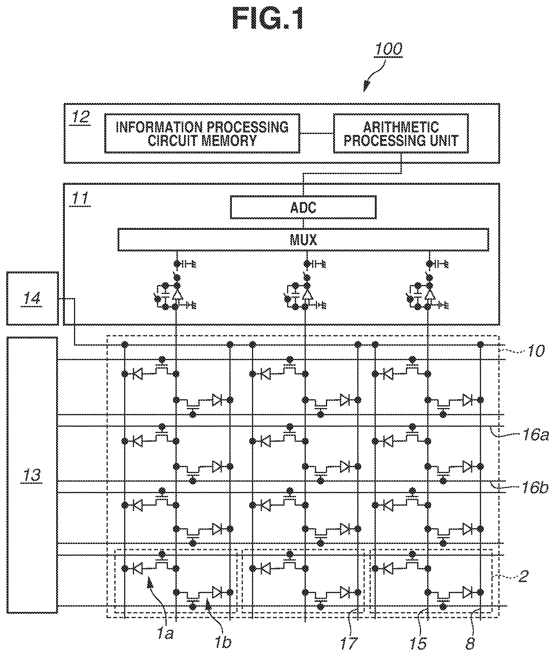 Patent US12339409 Figure 1 – Radiation imaging apparatus and radiation imaging system