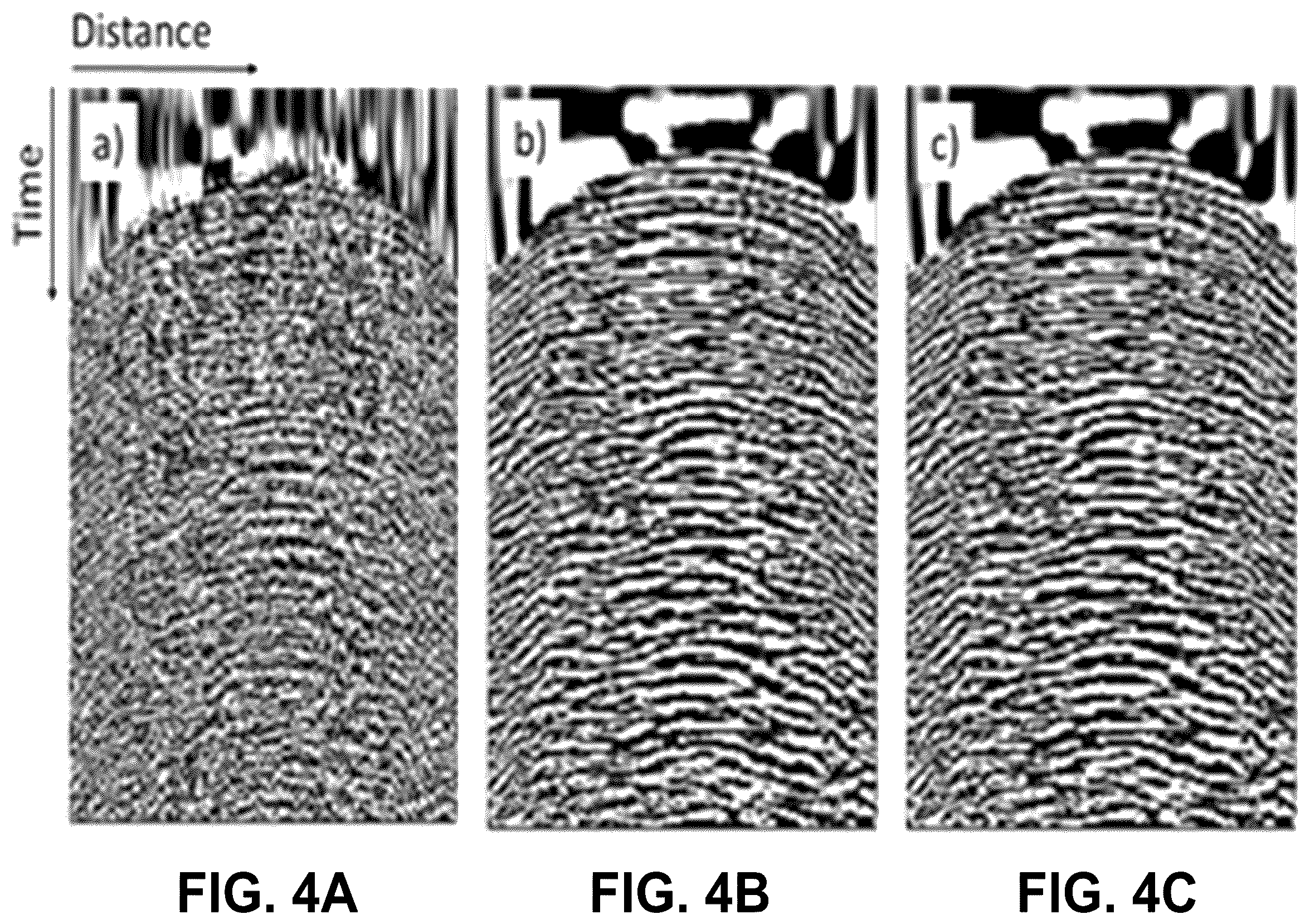 Patent US12339411 Figure 4 – Enhancement of single sensor seismic data