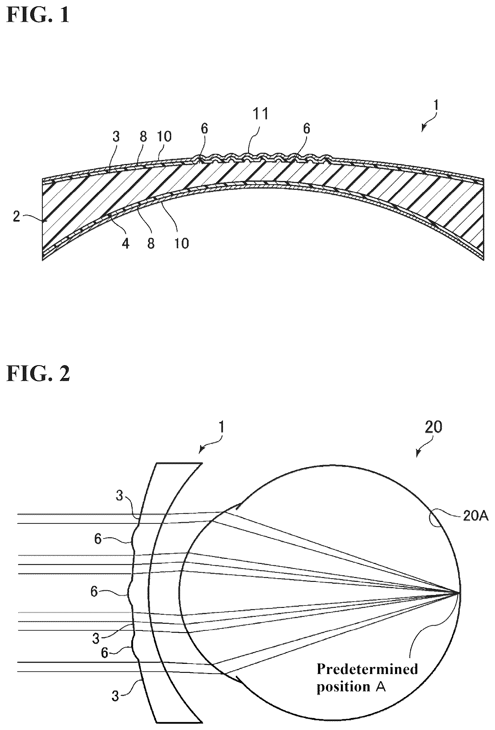 Patent US12339420 Figure 1 – Eyeglass lens