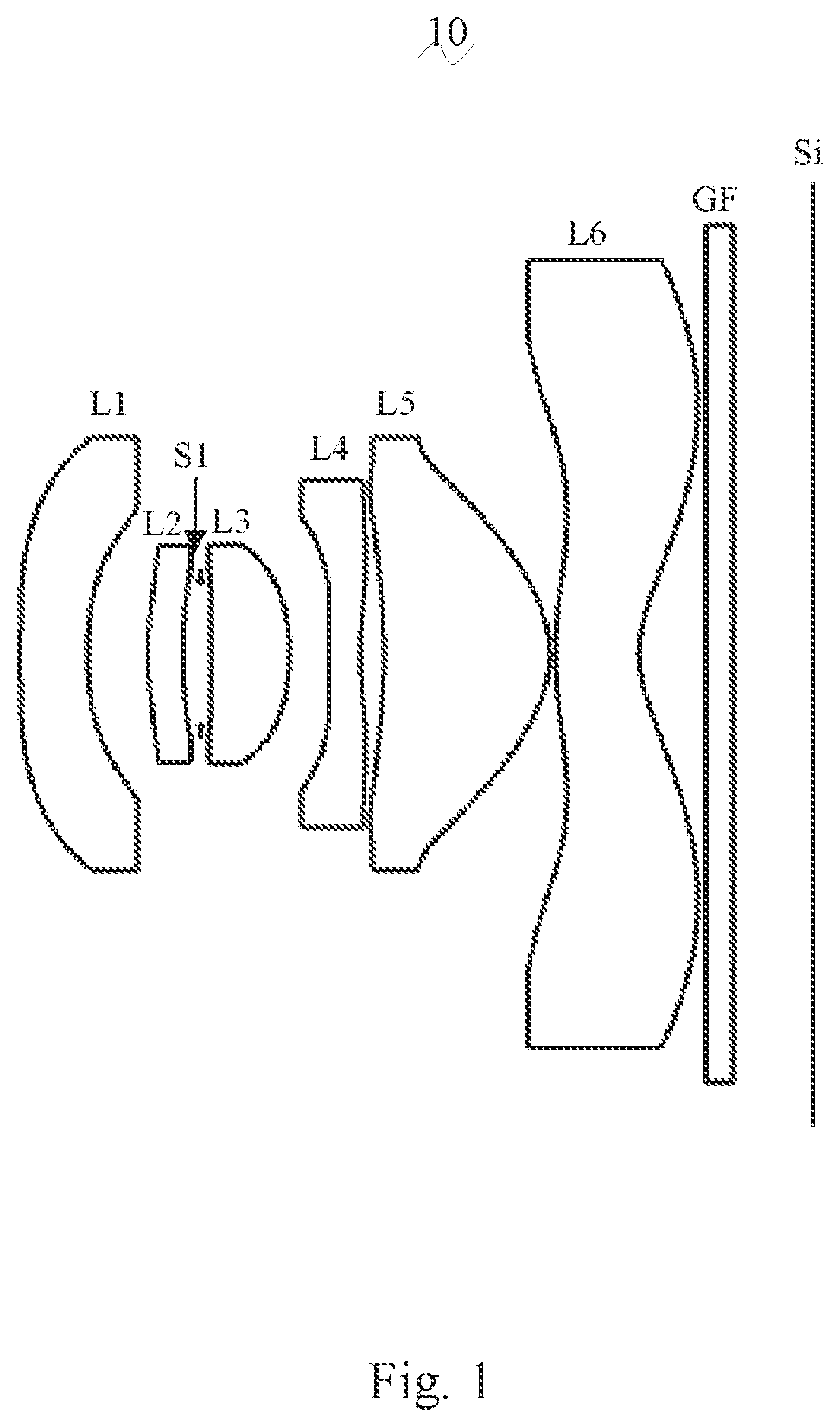 Patent US12339422 — Camera optical lens — Figure 1