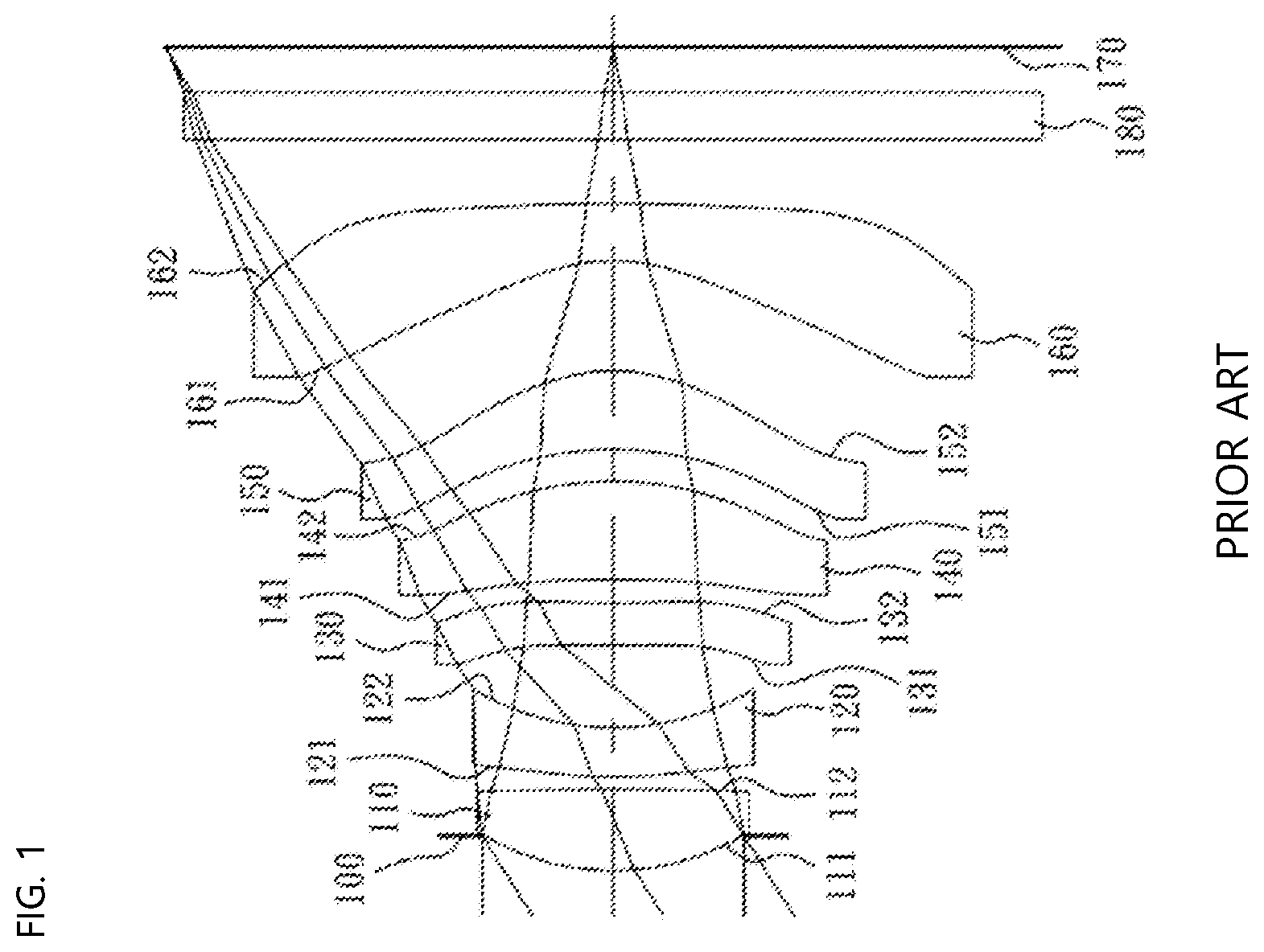 Patent US12339423 Figure 1 – Small lens system for developing close tolerance