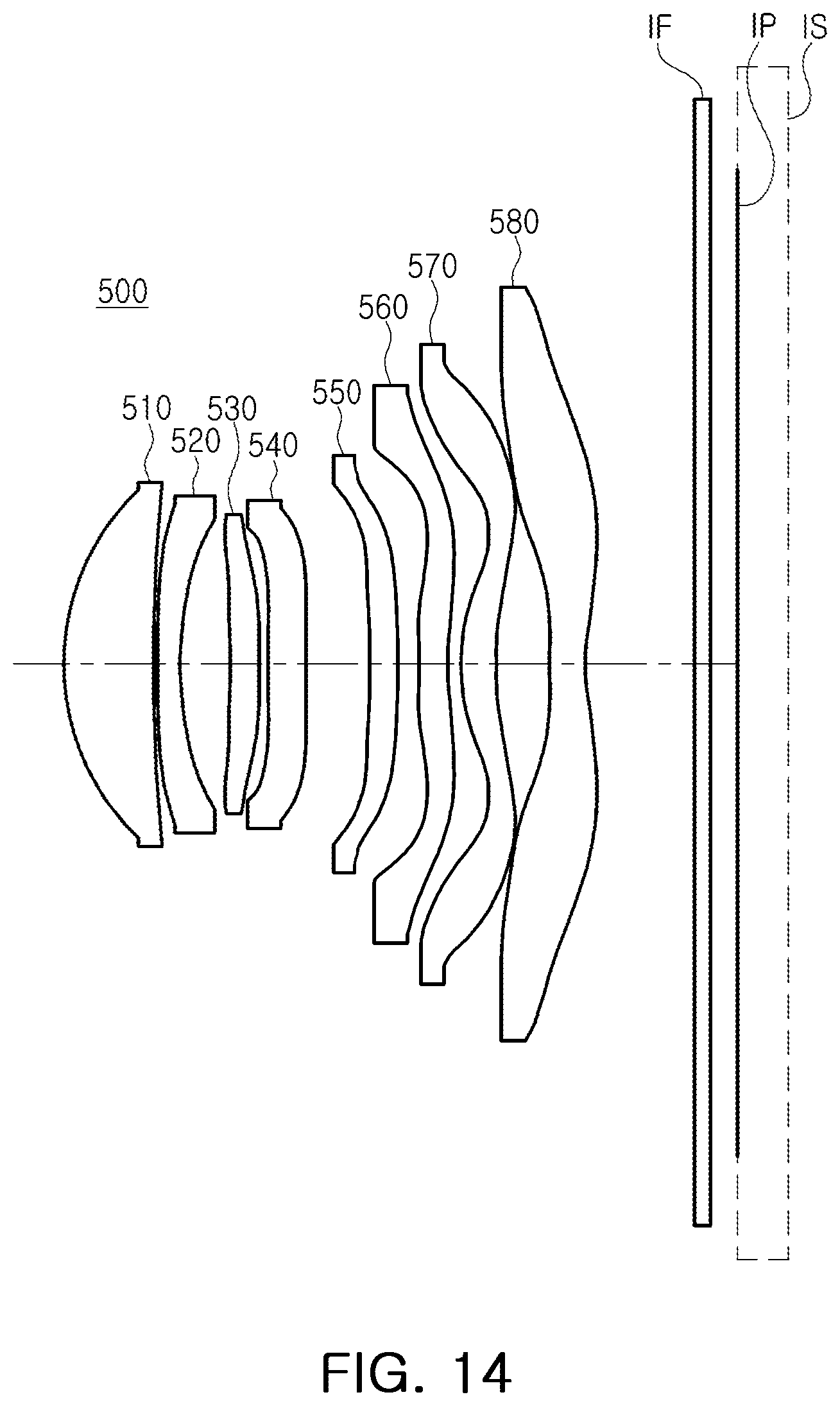 Patent US12339424 Figure 13 – Imaging lens system and camera module