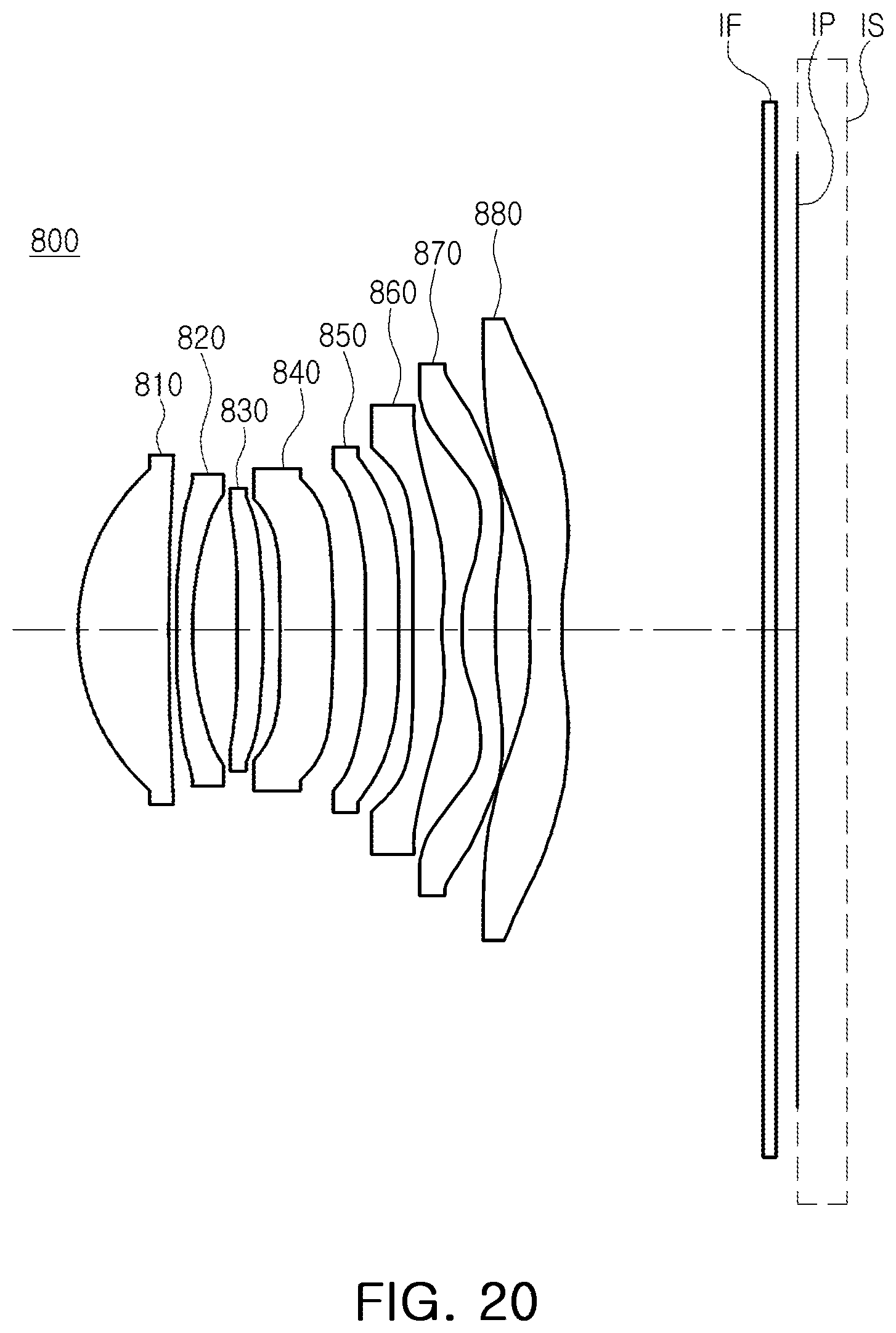 Patent US12339424 Figure 19 – Imaging lens system and camera module