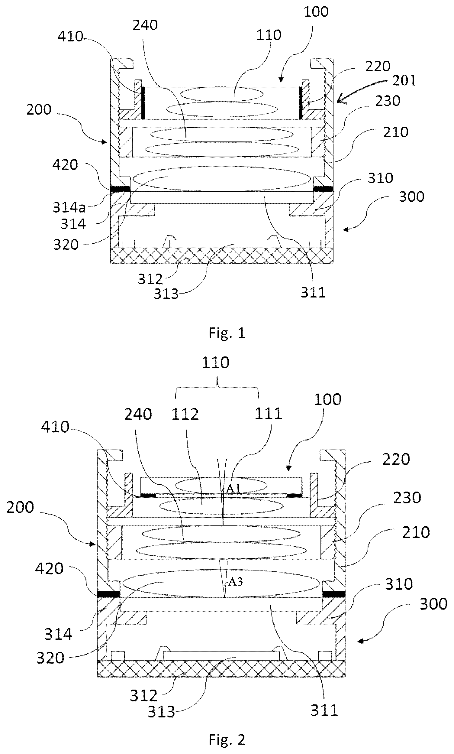 Patent US12339426 Figure 1 – Optical zoom camera module and assembling method therefor