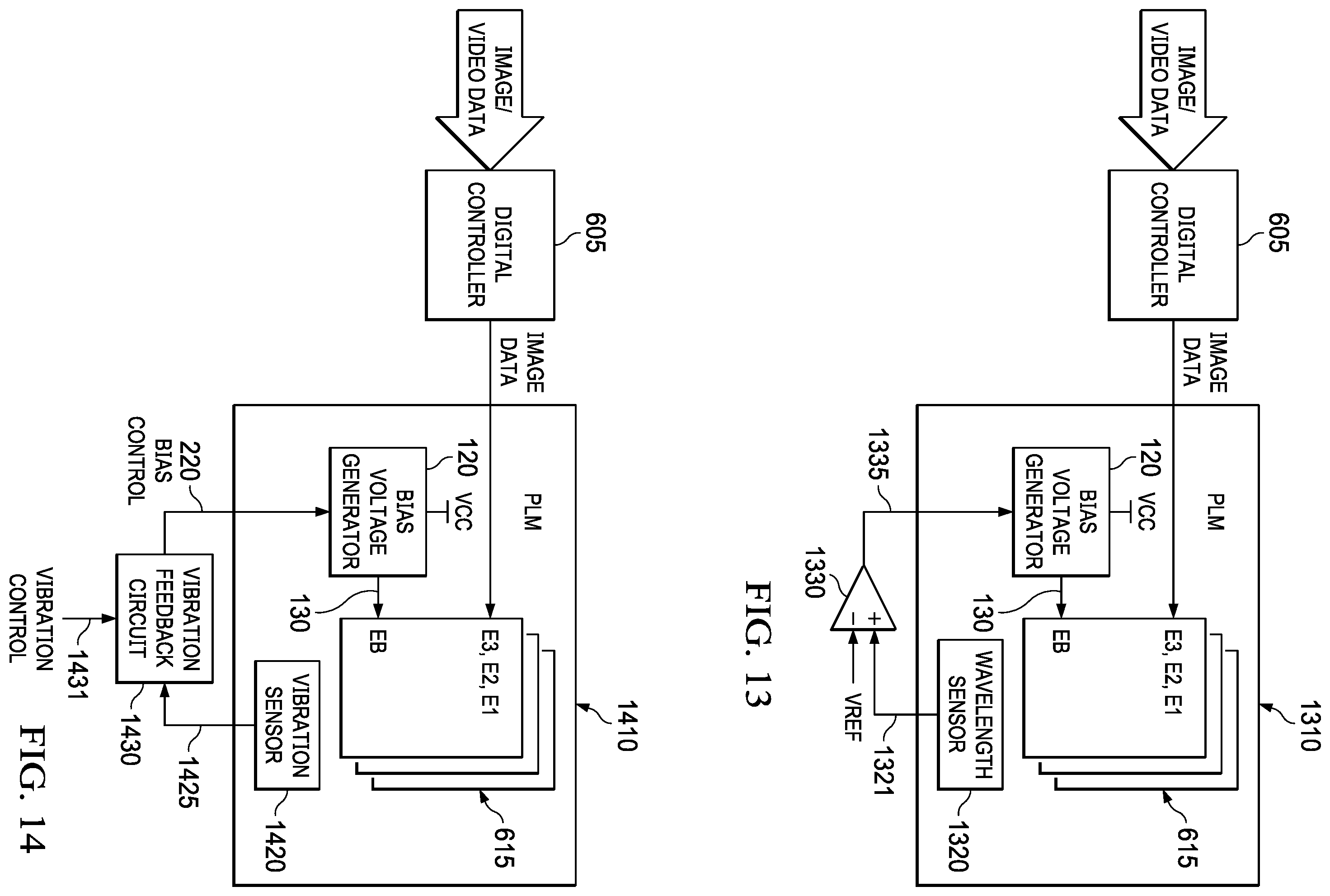 Patent US12339437 Figure 7 – Bias voltage adjustment for a phase light modulator