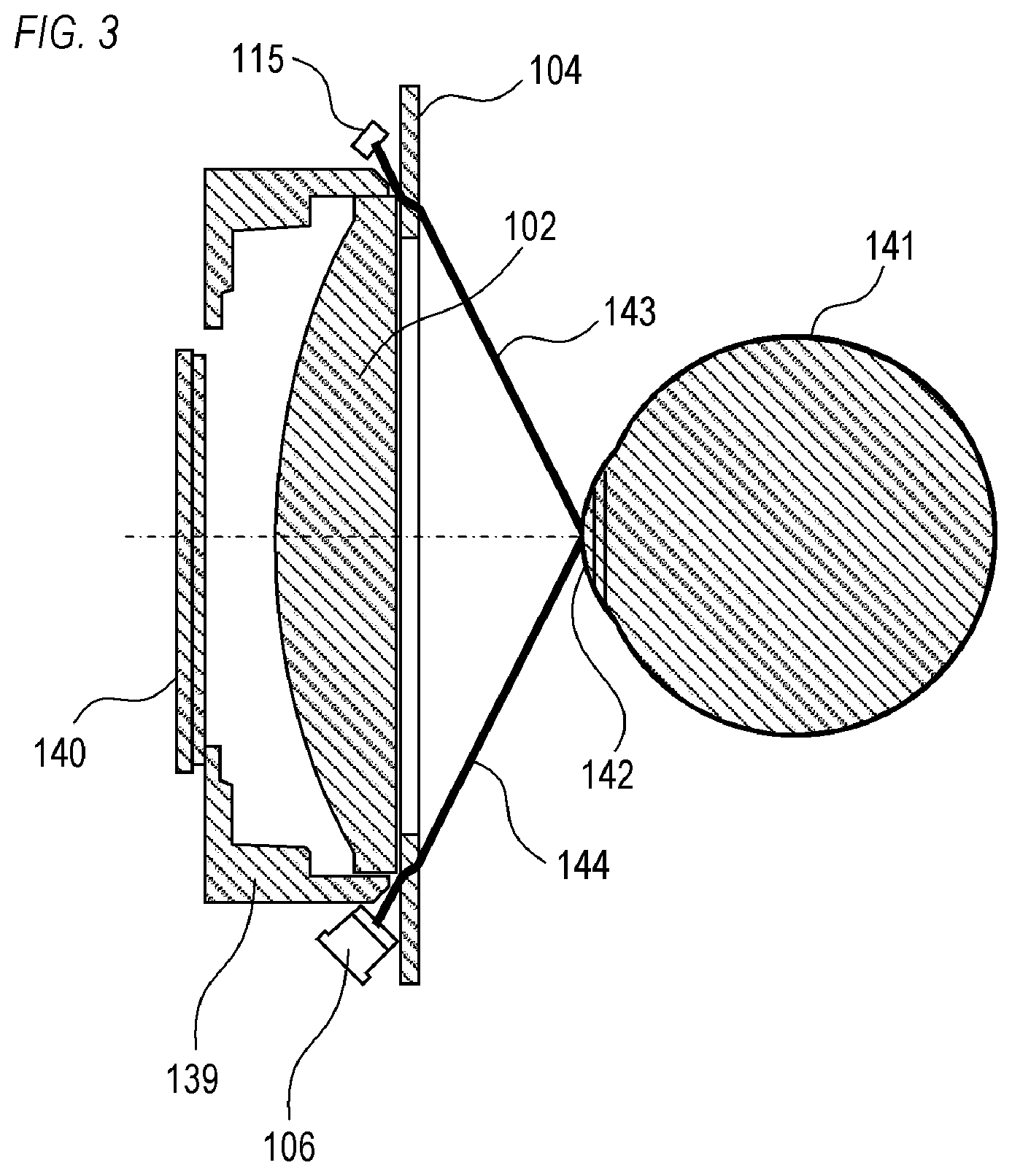 Patent US12339457 Figure 3 – Line-of-sight detection device and head mounted display device