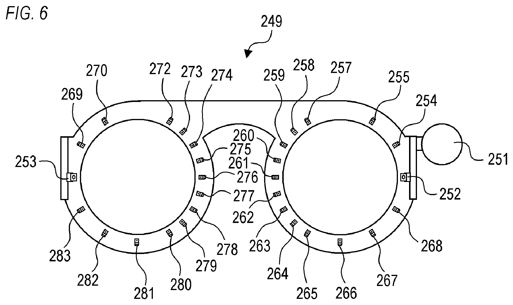 Patent US12339457 Figure 6 – Line-of-sight detection device and head mounted display device