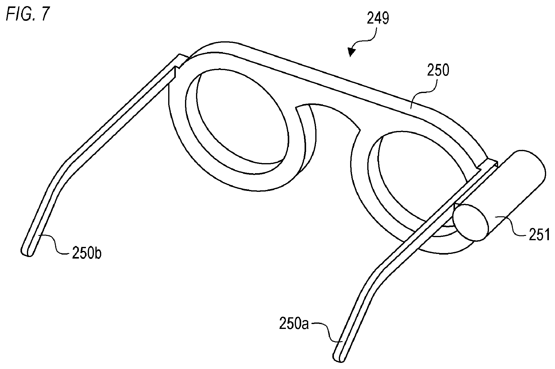 Patent US12339457 Figure 7 – Line-of-sight detection device and head mounted display device