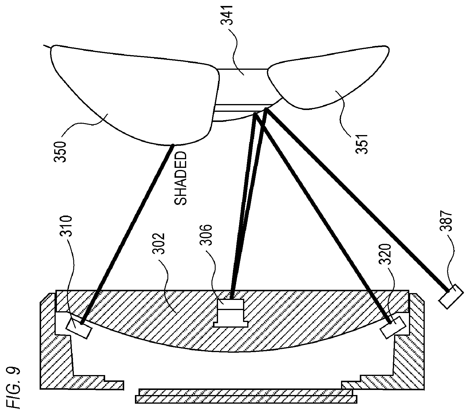 Patent US12339457 Figure 9 – Line-of-sight detection device and head mounted display device
