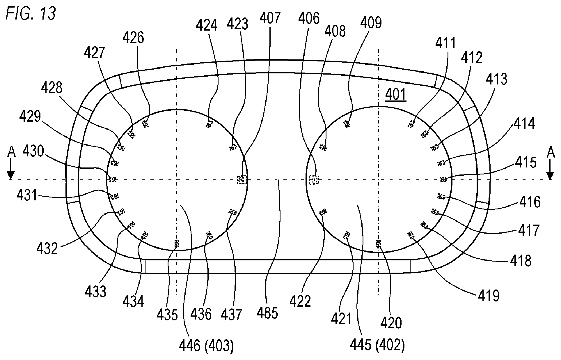 Patent US12339457 Figure 13 – Line-of-sight detection device and head mounted display device