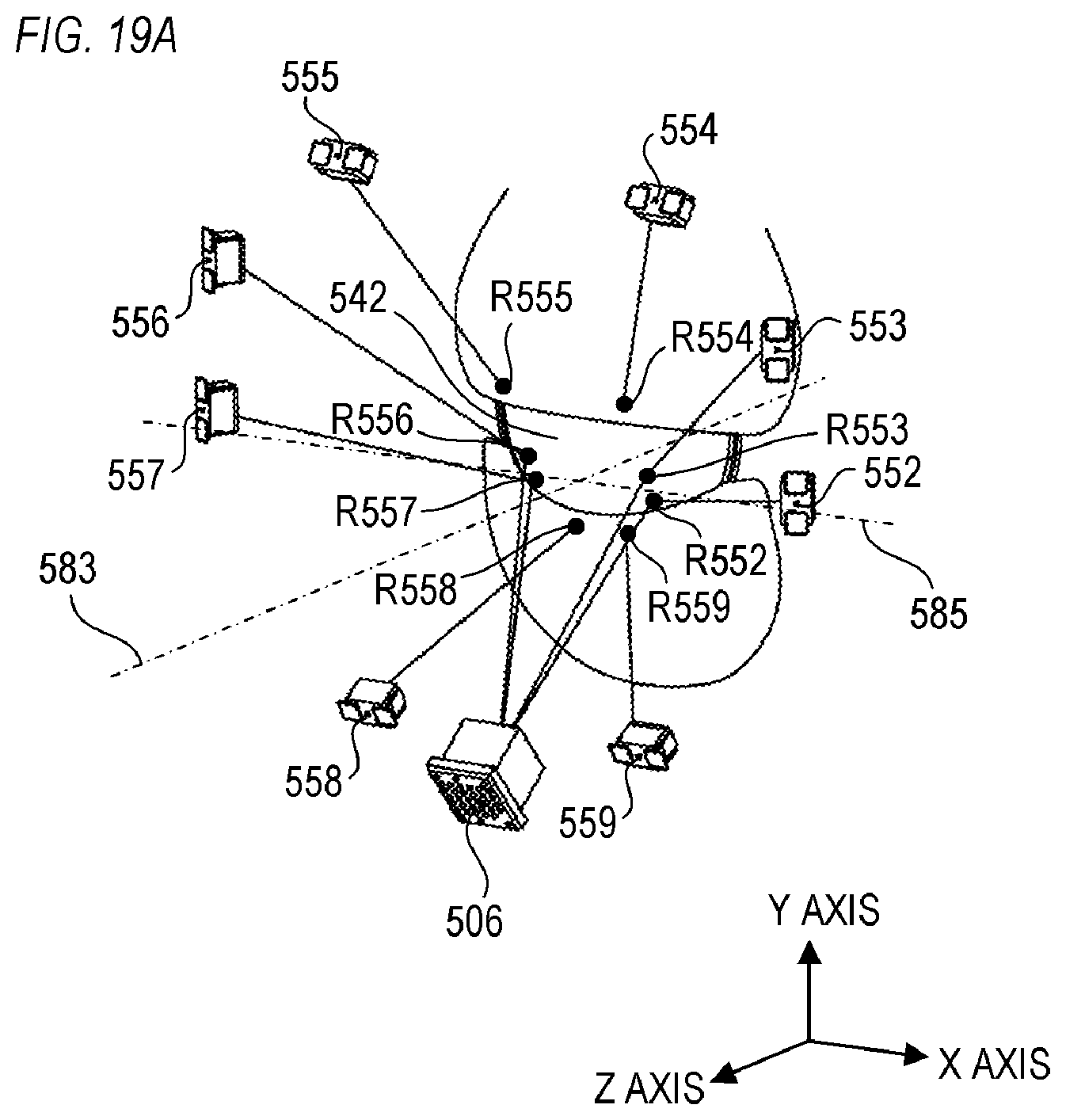 Patent US12339457 Figure 19 – Line-of-sight detection device and head mounted display device