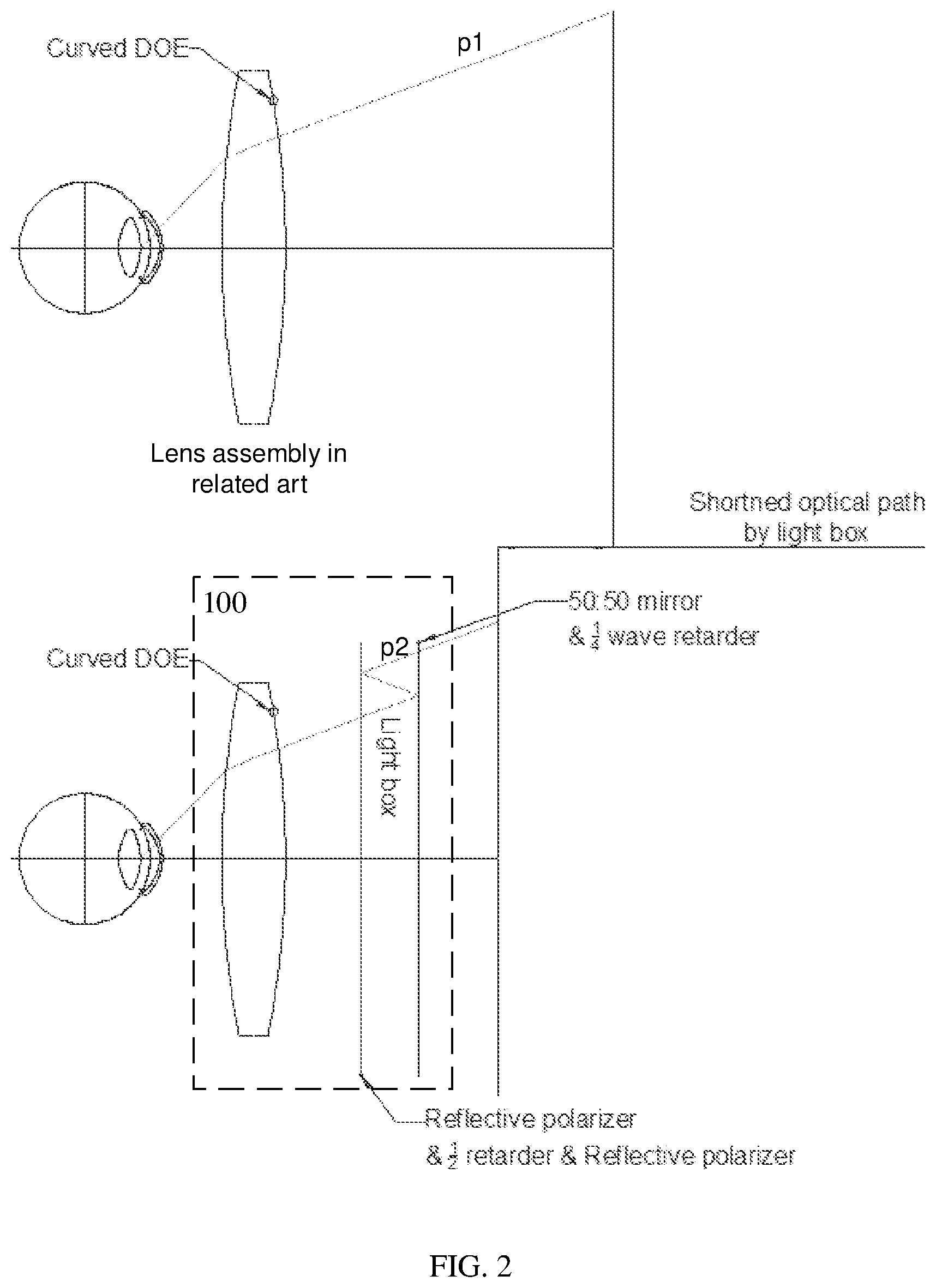Patent US12339461 Figure 2 – Optical lens assembly for near-eye display and near-eye display device