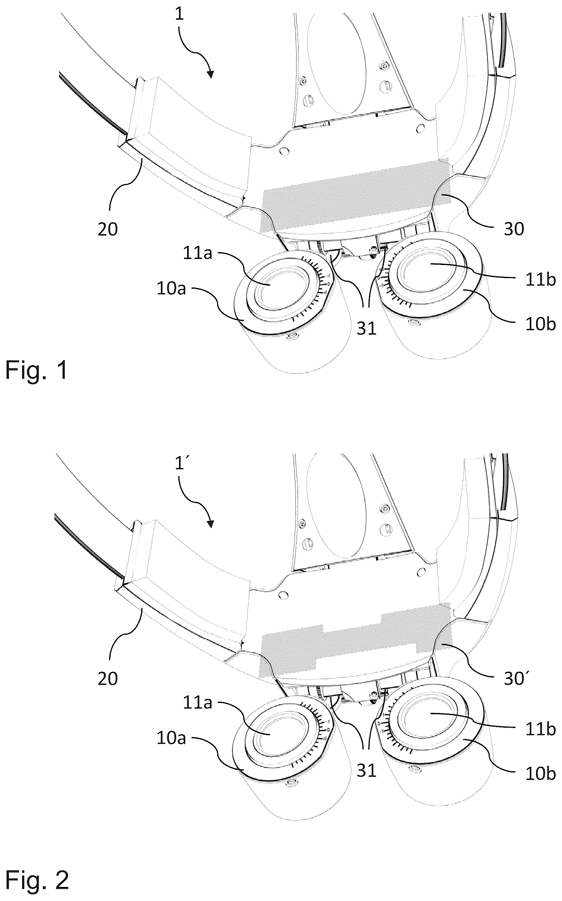 Patent US12339462 Figure 1 – Head-mounted display system having a wearable carrier member to movably support one or more head-mounted displays