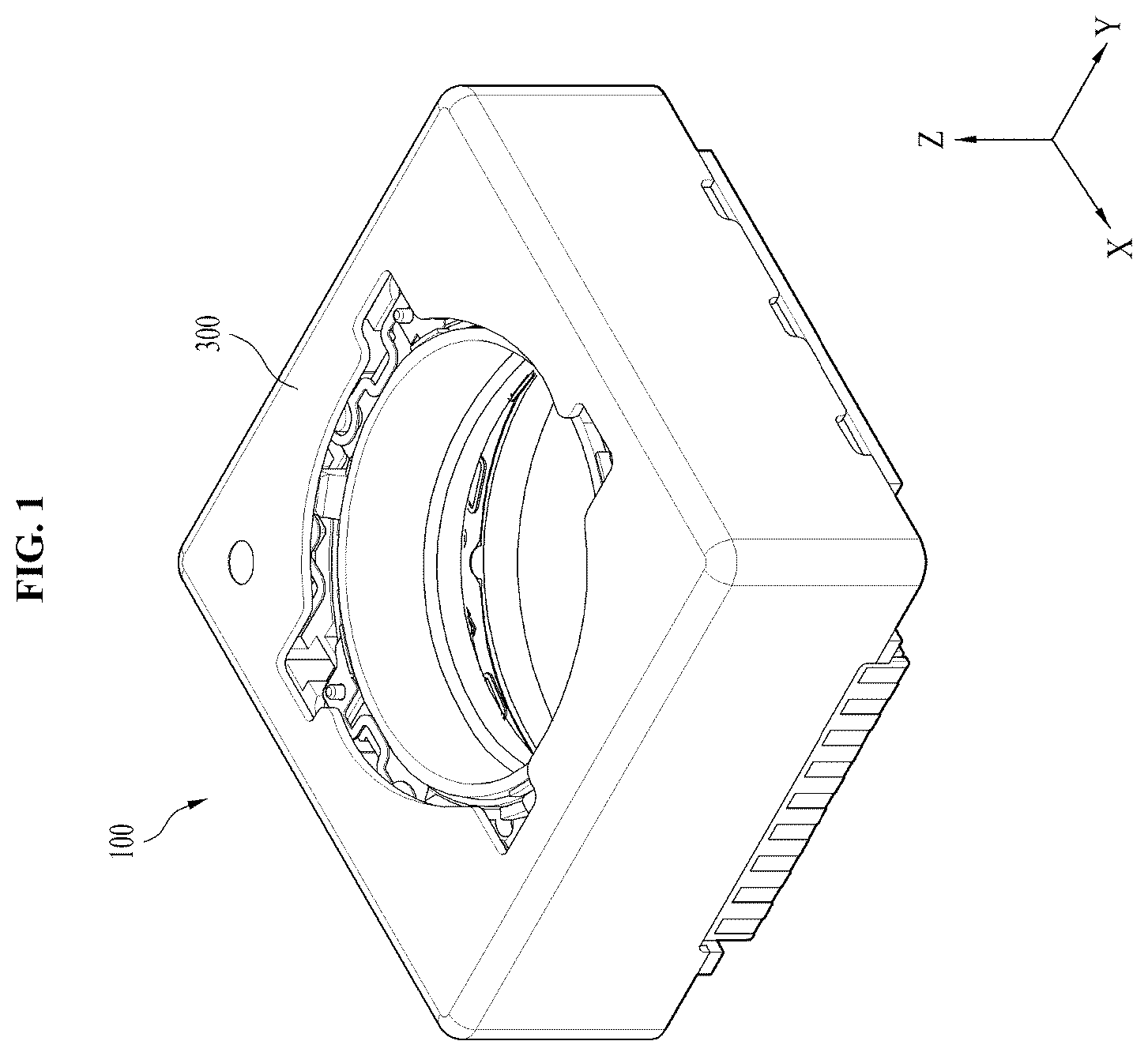 Patent US12339466 Figure 1 – Lens moving apparatus, camera module and optical appliance including the same