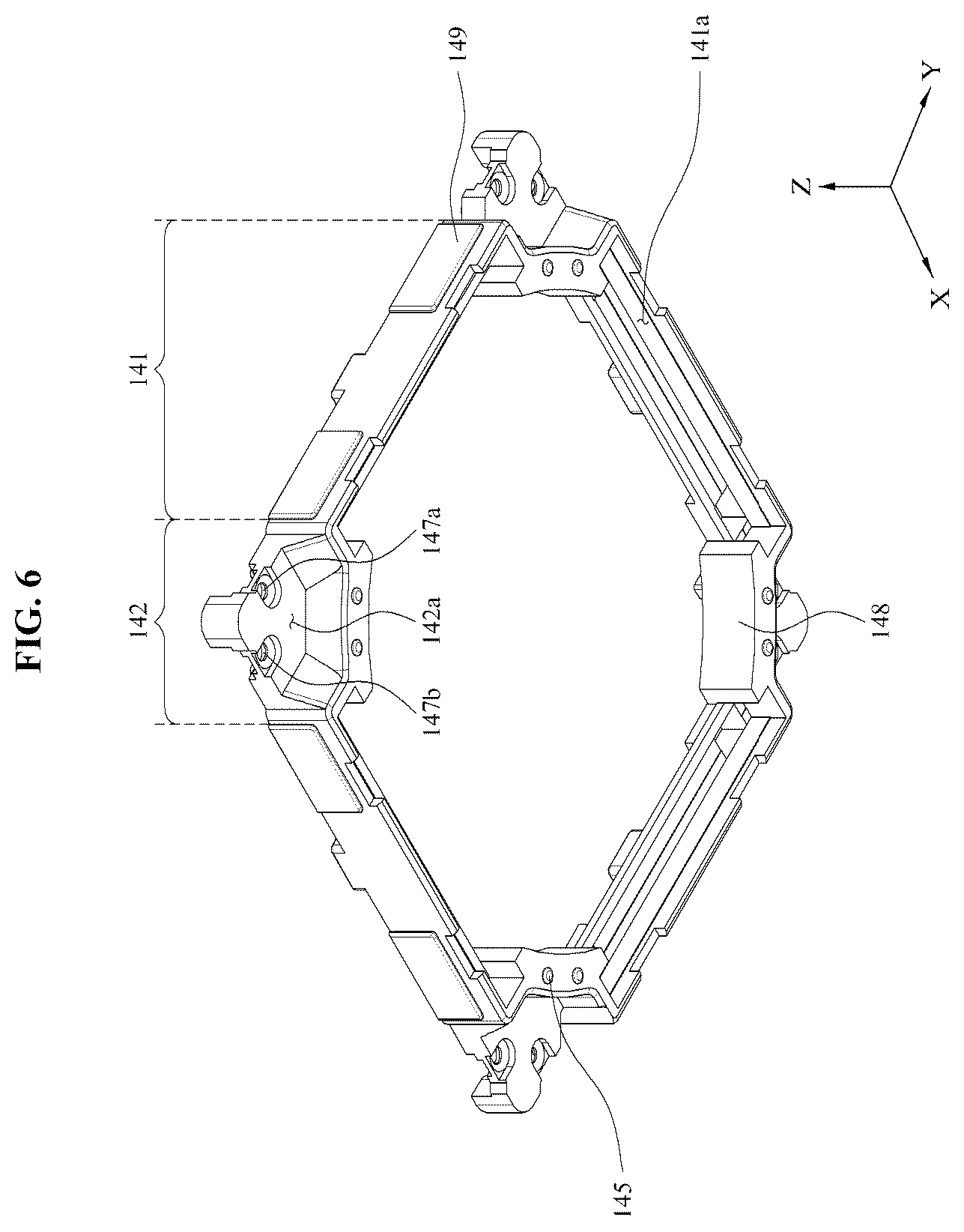 Patent US12339466 Figure 6 – Lens moving apparatus, camera module and optical appliance including the same
