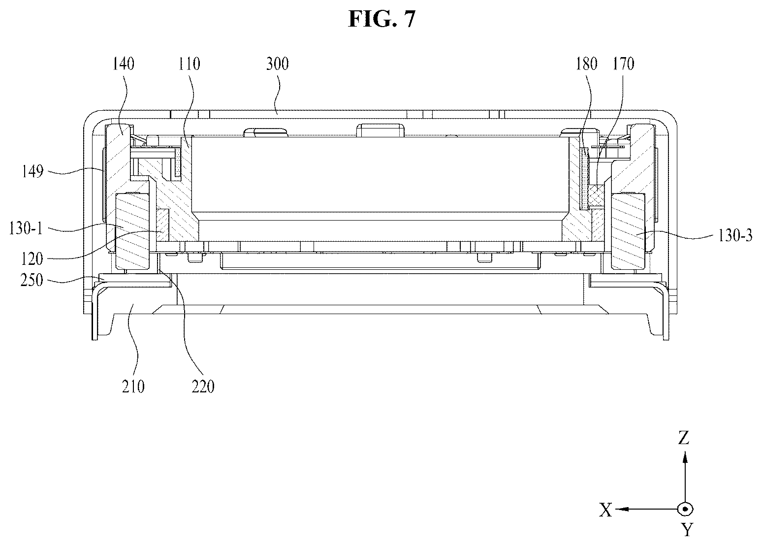 Patent US12339466 Figure 7 – Lens moving apparatus, camera module and optical appliance including the same
