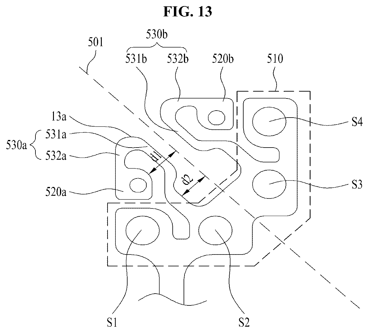 Patent US12339466 Figure 13 – Lens moving apparatus, camera module and optical appliance including the same