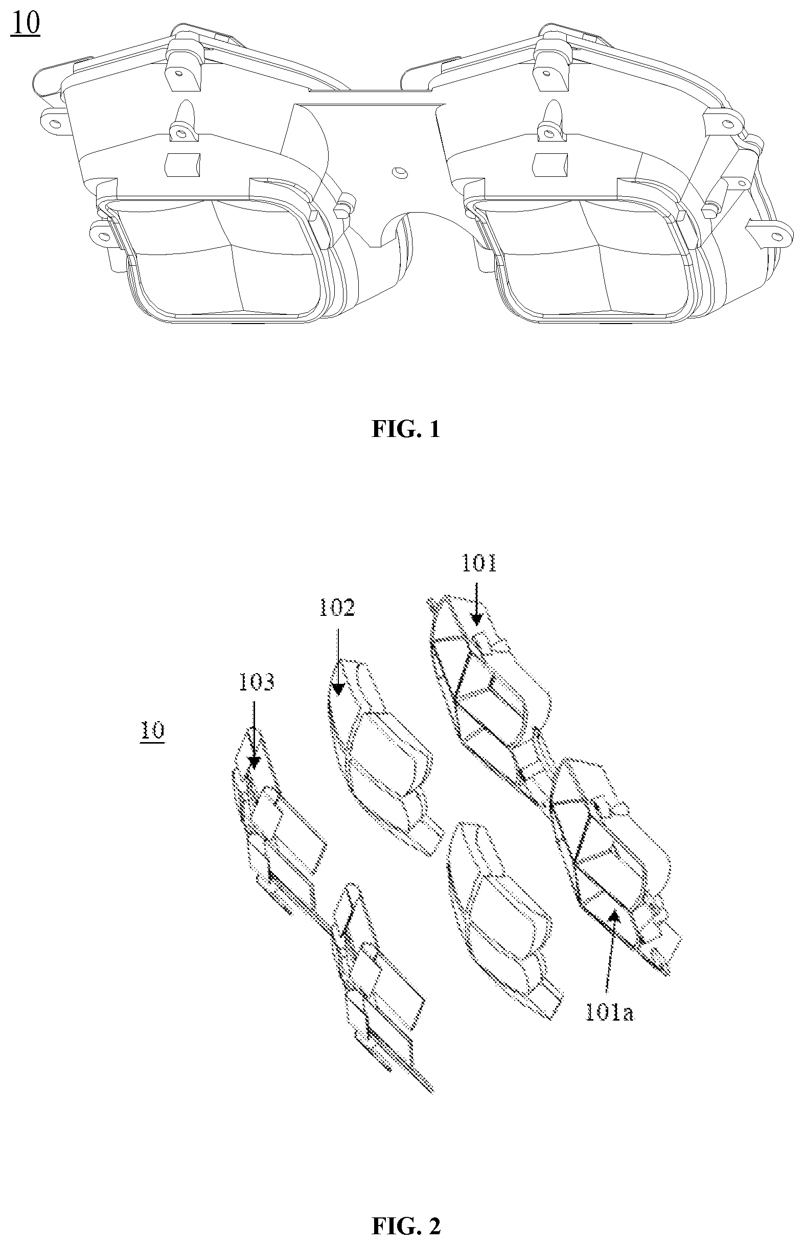 Patent US12339467 — Display assembly, method for assembling same, and wearable display device — Figure 1