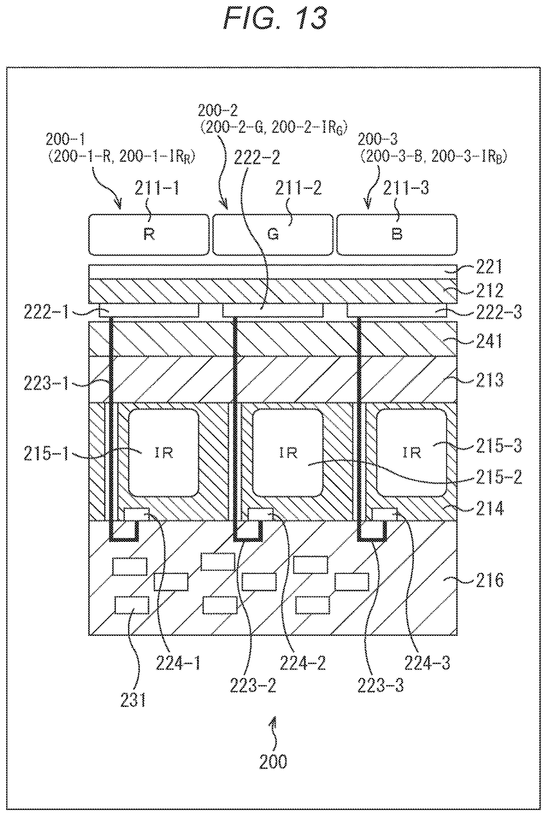 Patent US12339475 Figure 13 – Solid-state imaging apparatus and electronic apparatus