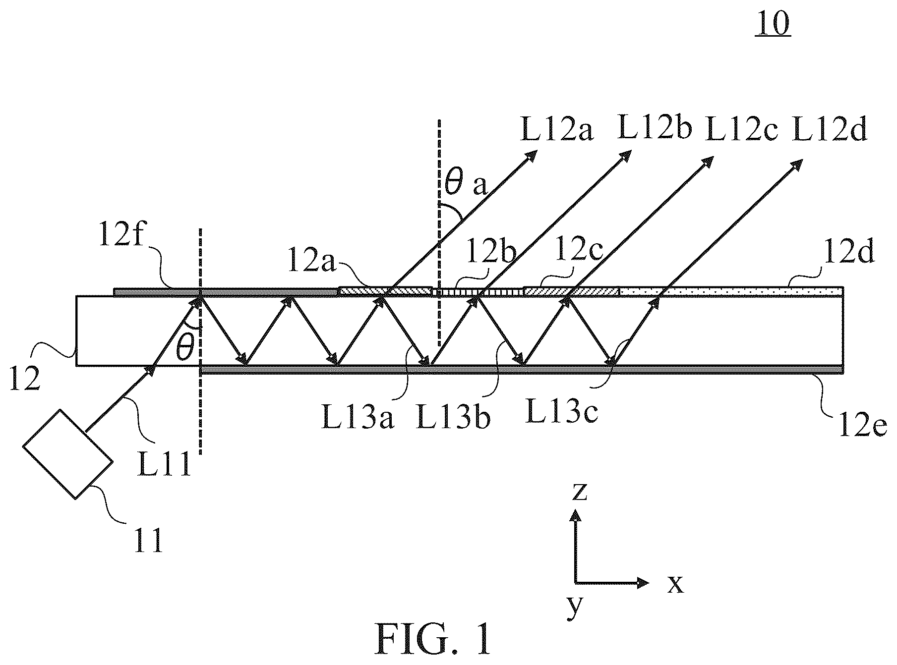 Patent US12339484 — Light source apparatus and image display apparatus — Figure 1