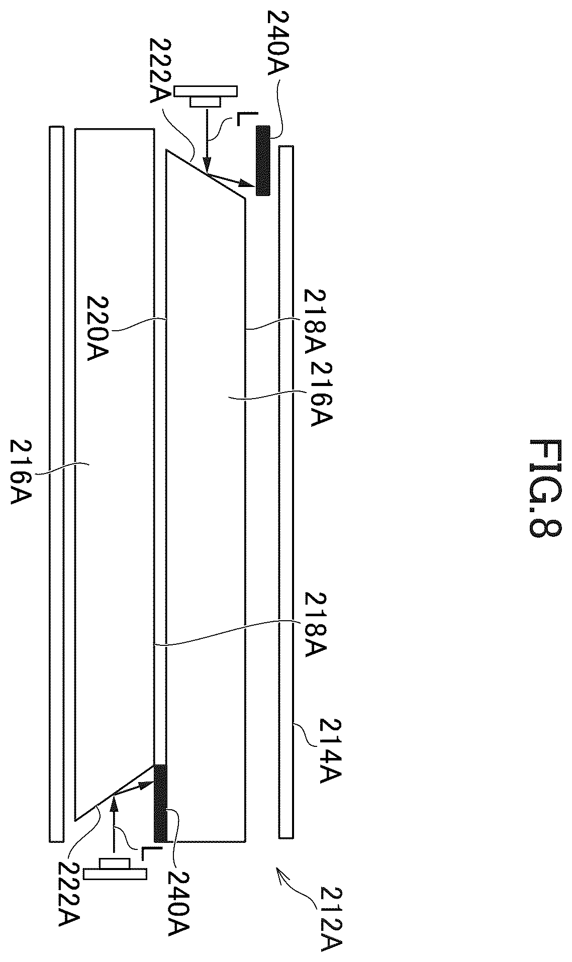 Patent US12339486 Figure 8 – Backlight and display device
