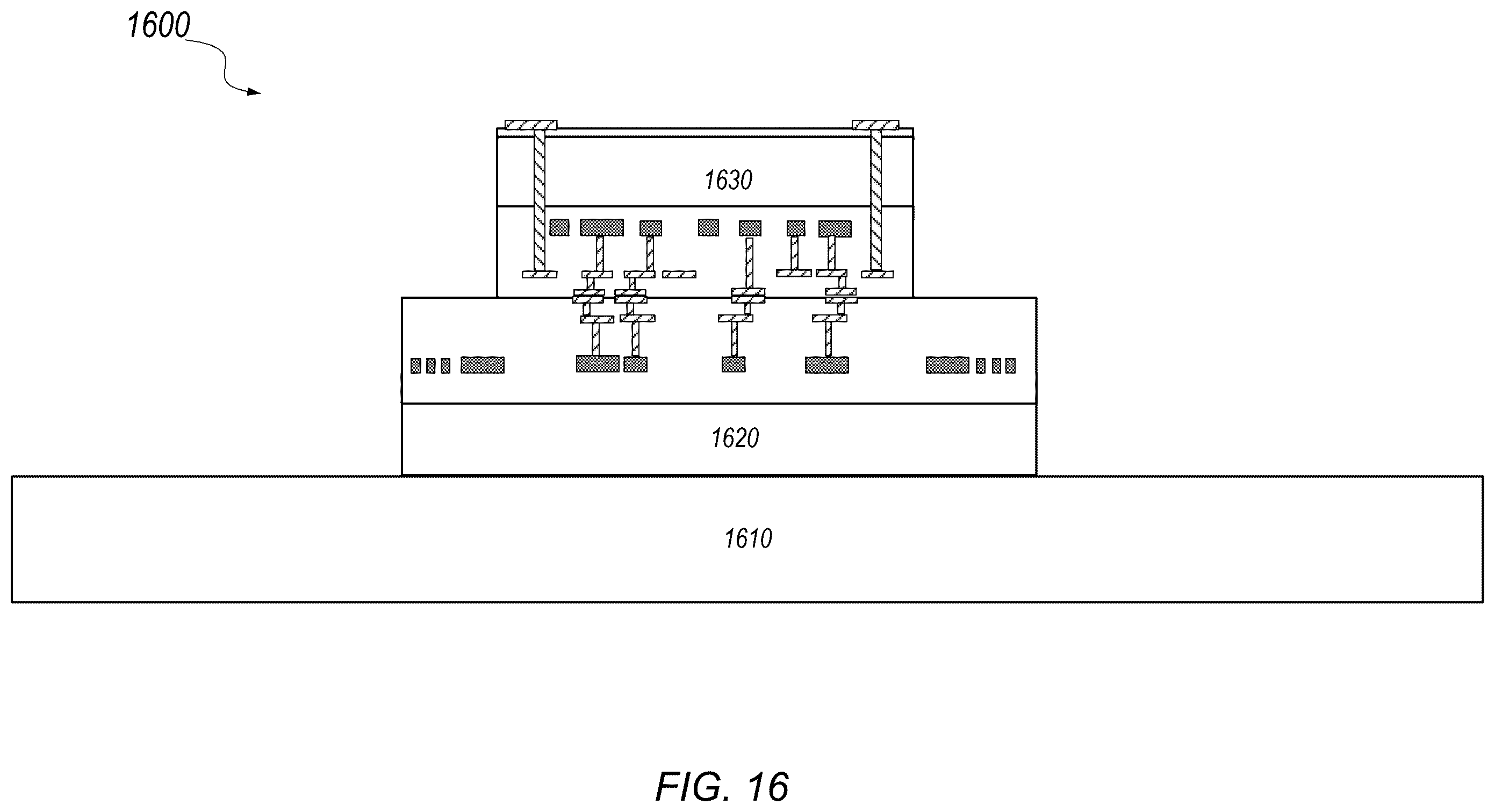 Patent US12339491 Figure 16 – Multi-chip photonic quantum computer assembly with optical backplane interposer