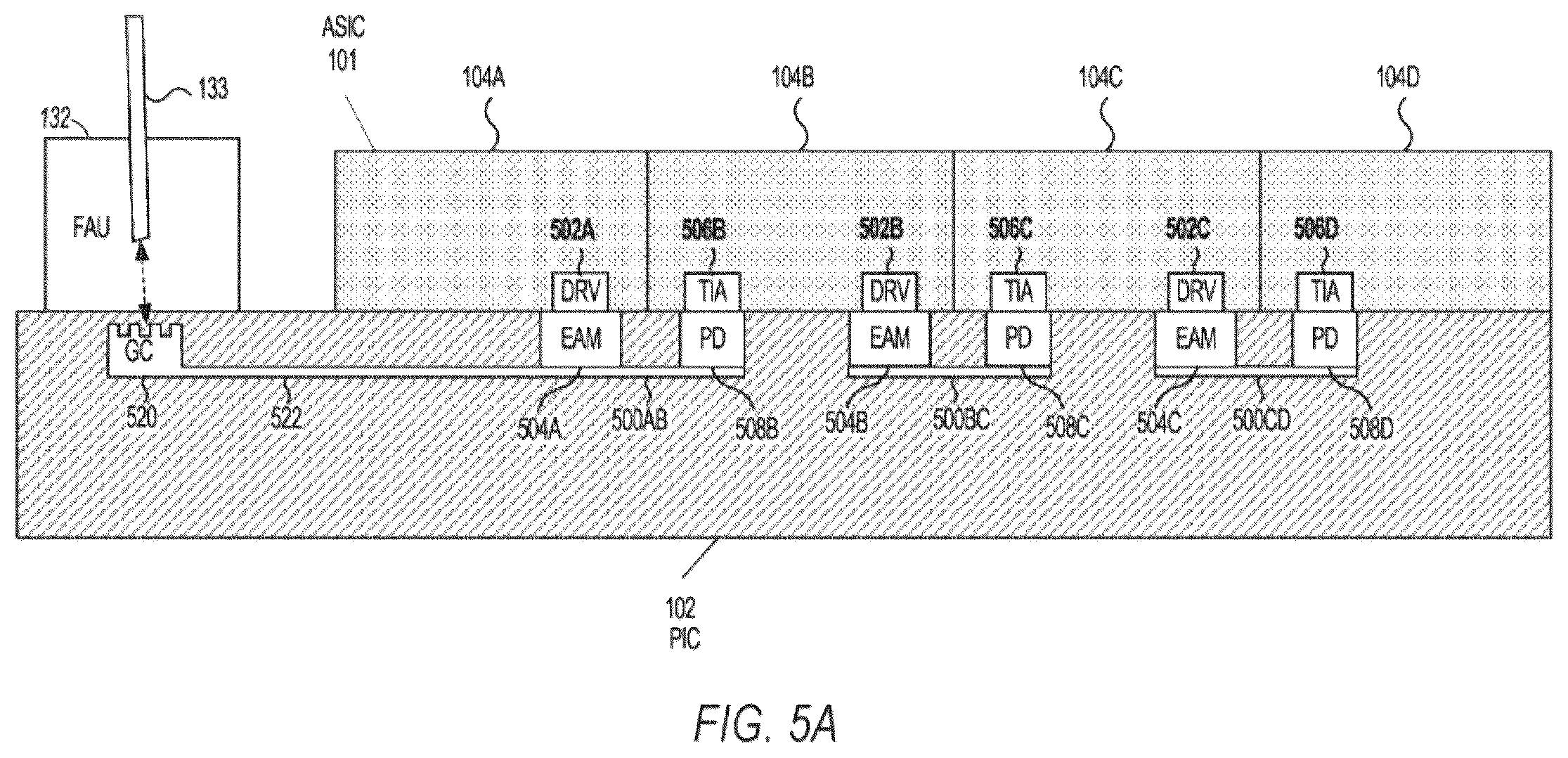 Patent US12339492 Figure 8 – Electro-photonic network for machine learning