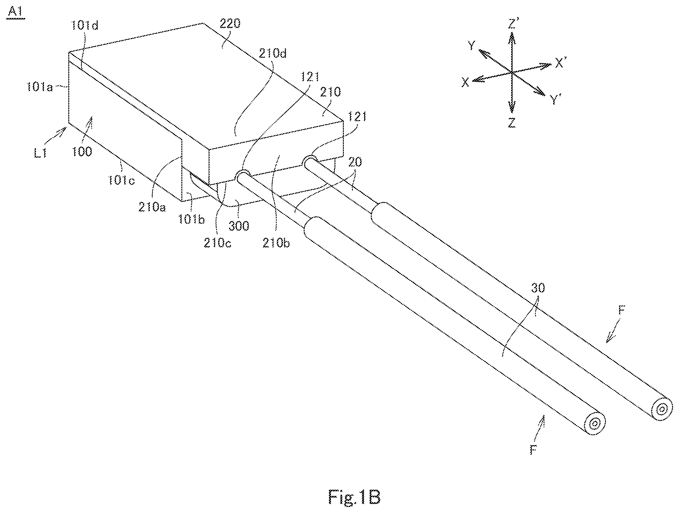 Patent US12339499 Figure 2 – Lens, lens and optical fiber assembly, and optical communication system