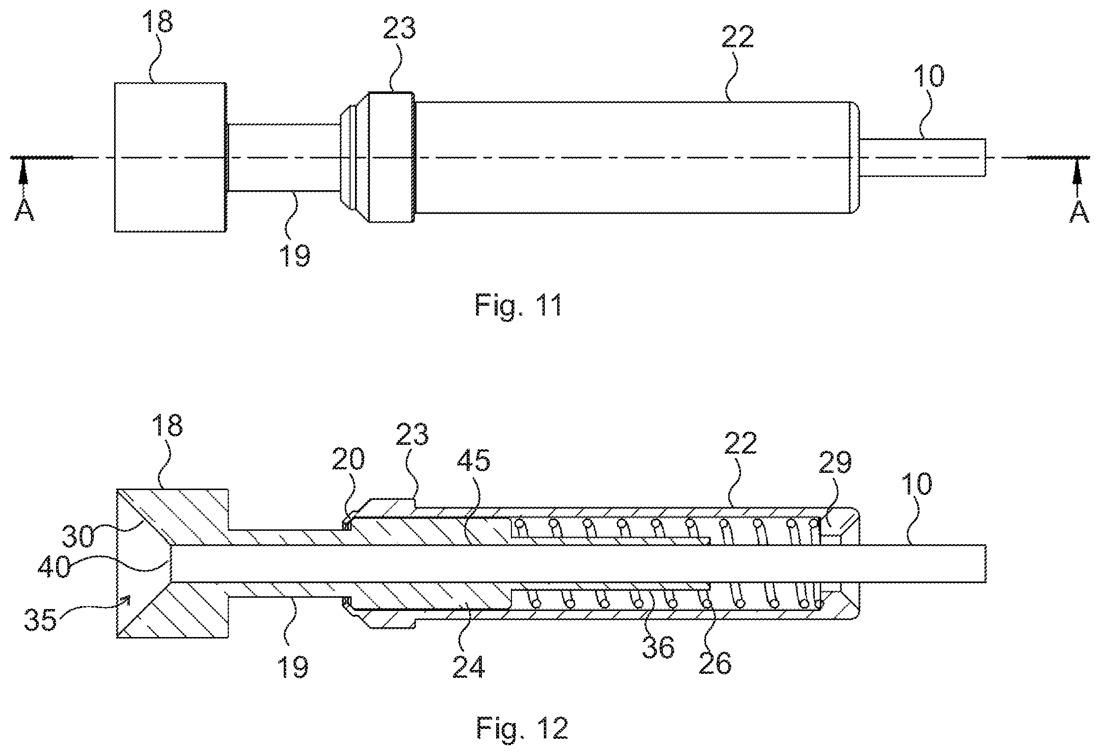 Patent US12339500 Figure 9 – Connector structure for connecting optical conduits, crimping device and push-out device therefor, and light blocking element for a connector part