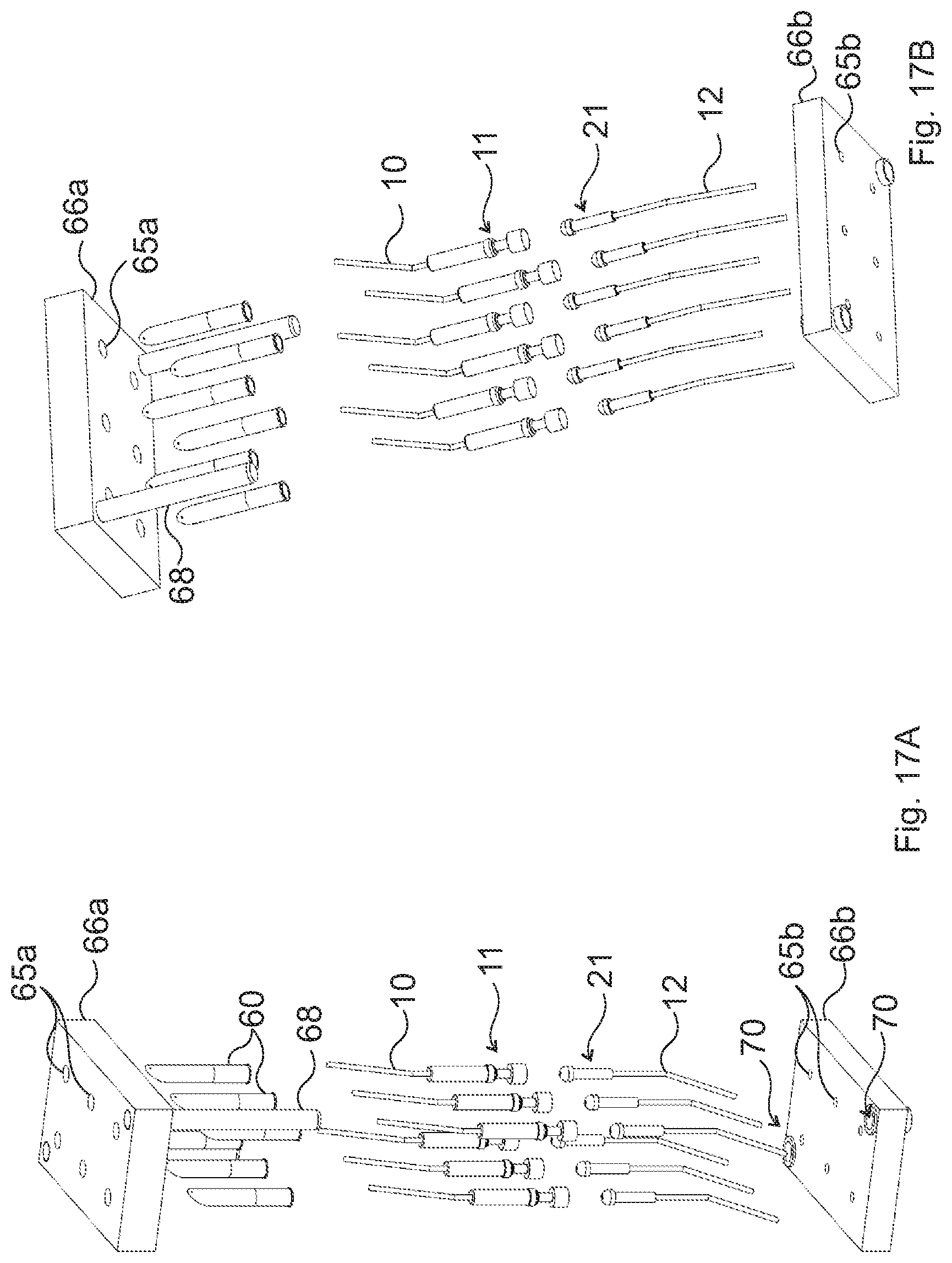 Patent US12339500 Figure 13 – Connector structure for connecting optical conduits, crimping device and push-out device therefor, and light blocking element for a connector part