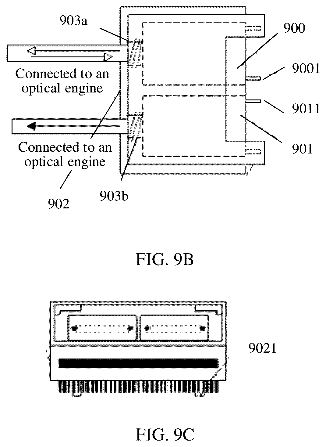 Patent US12339503 Figure 9 – Light source module, matching socket for light source module, and optical signal transmission method