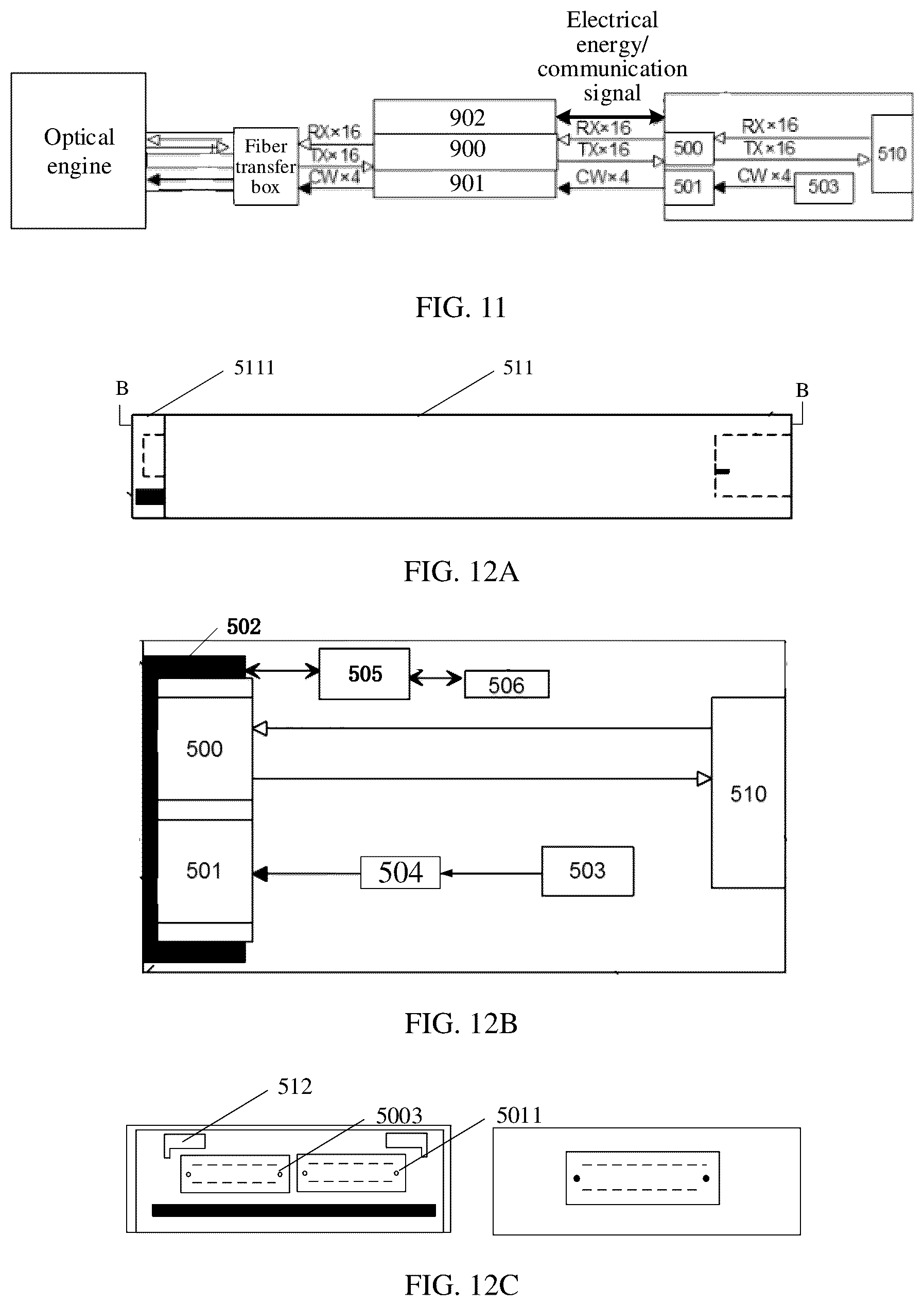 Patent US12339503 Figure 13 – Light source module, matching socket for light source module, and optical signal transmission method