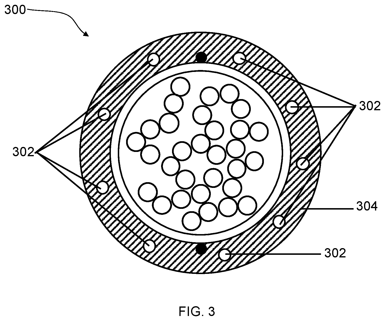 Patent US12339510 Figure 3 – Fire retardant strength member for optical fiber cables and manufacturing method thereof