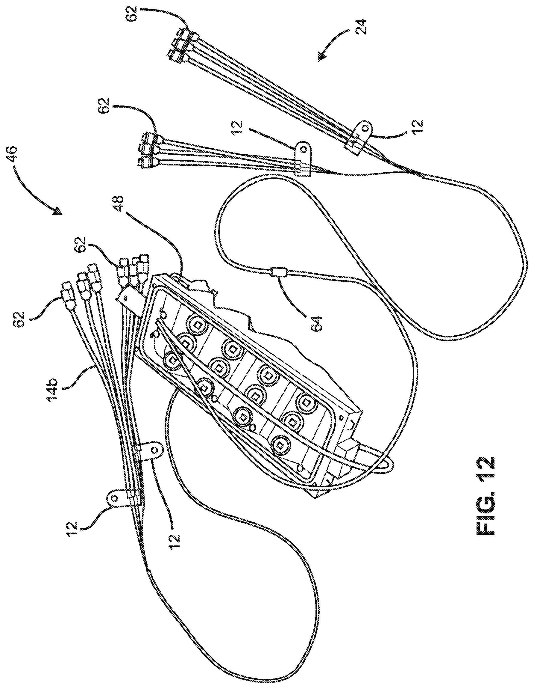 Patent US12339511 Figure 11 – Fiber optic cable management systems and methods