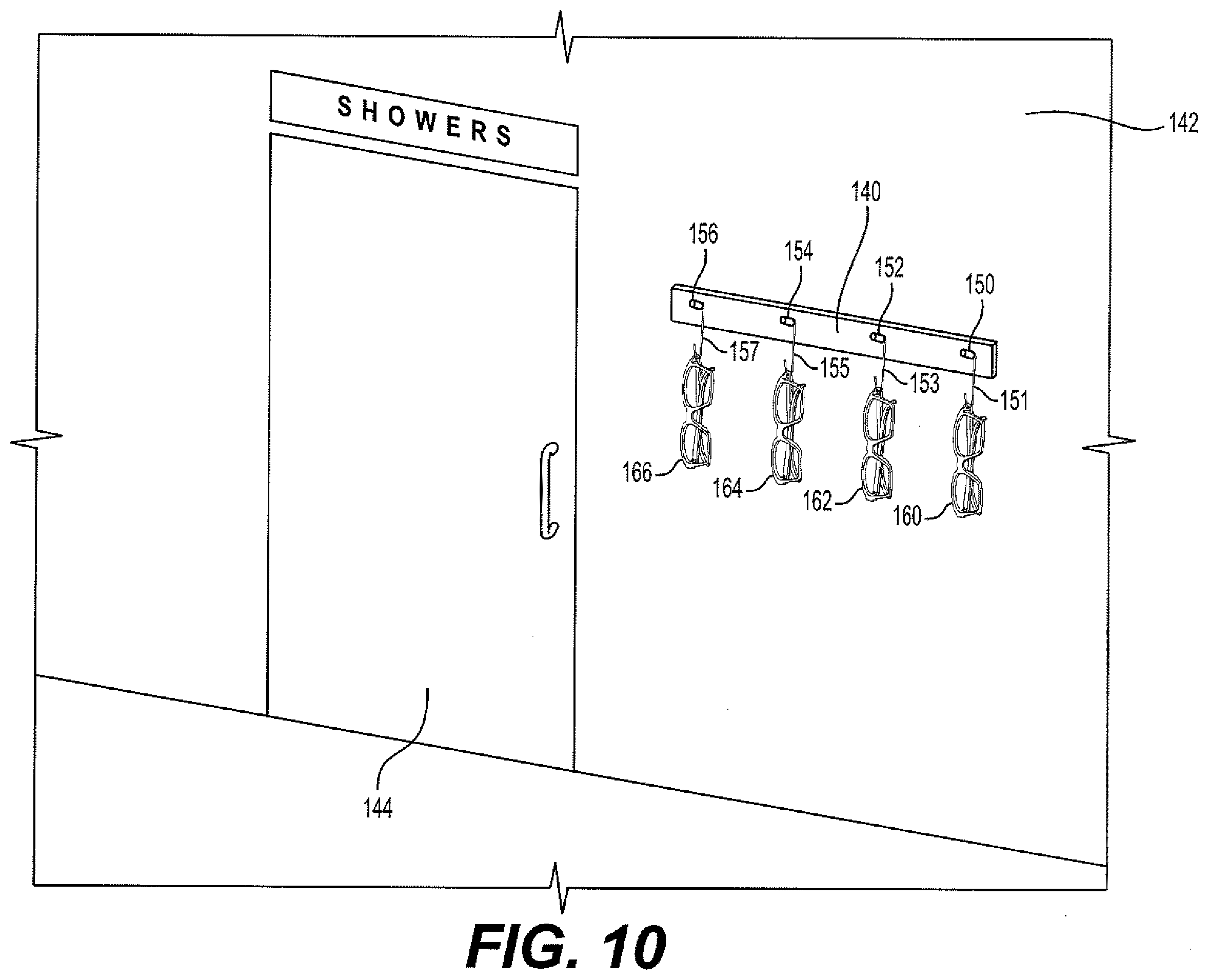 Patent US12339523 Figure 10 – Eyewear with water proof parts and anti-fog lenses