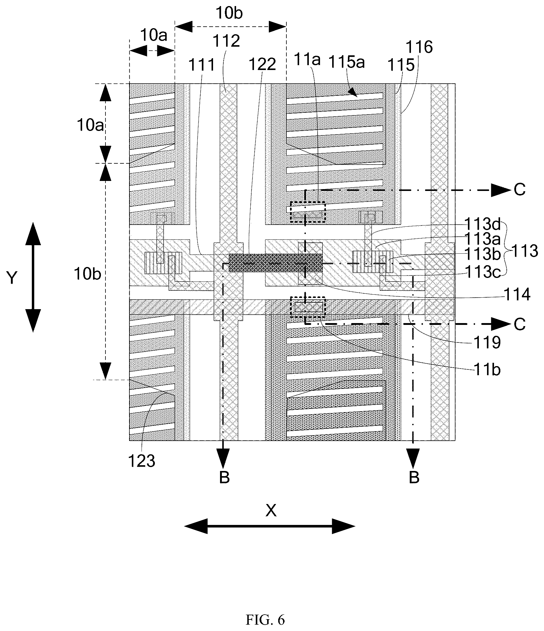 Patent US12339544 Figure 6 – Display panel and display device