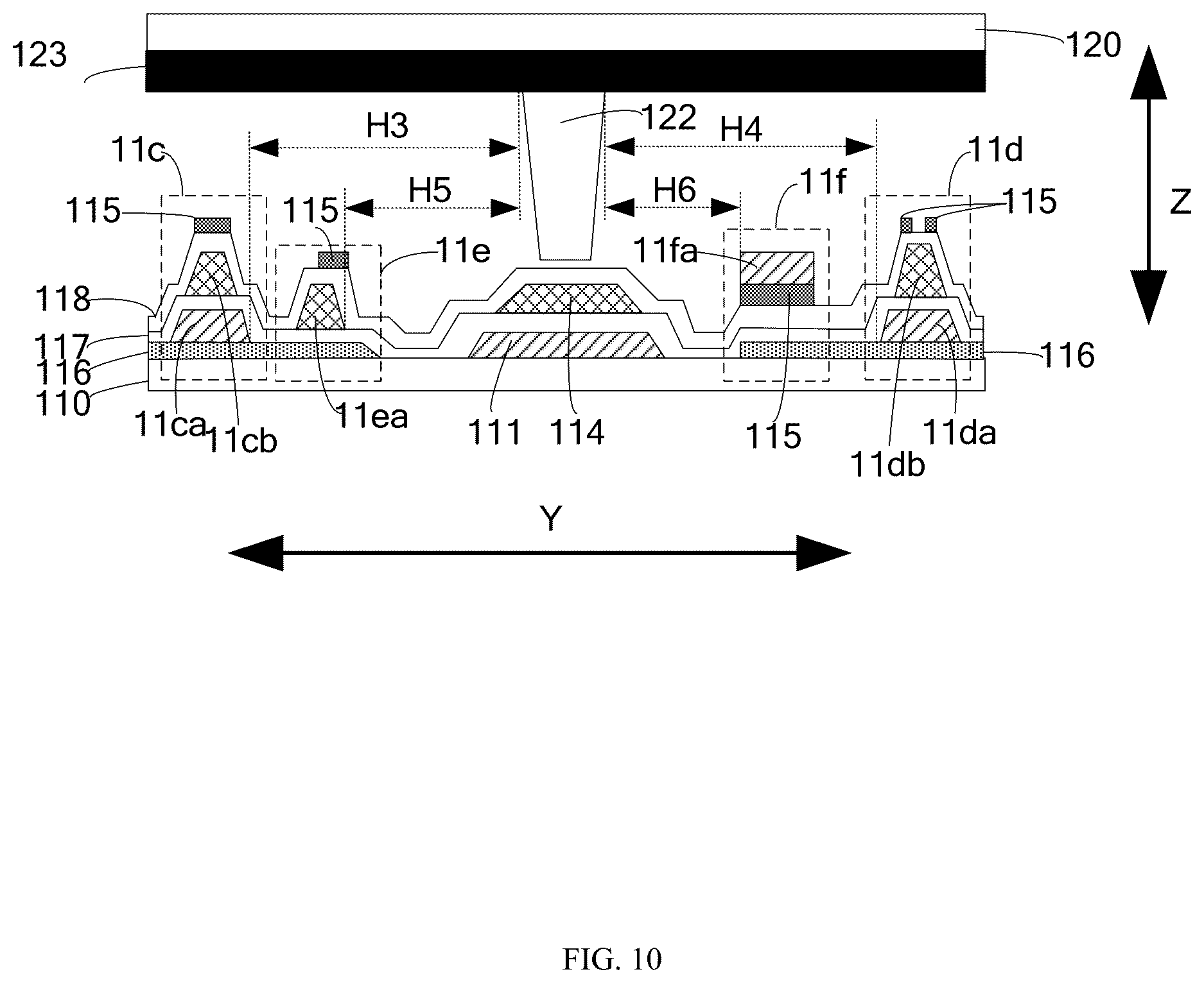 Patent US12339544 Figure 10 – Display panel and display device