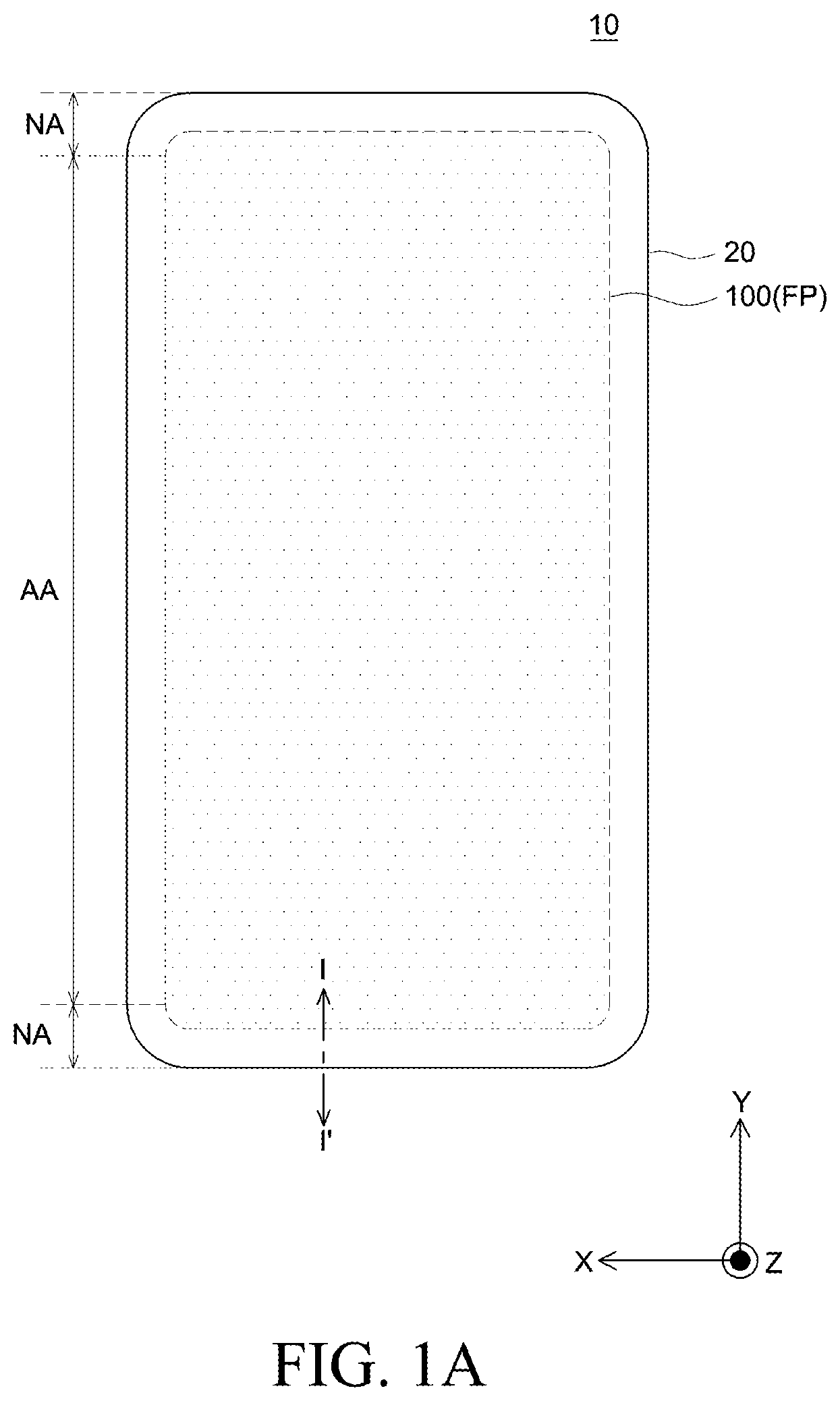 Patent US12339547 Figure 1 – Display apparatus