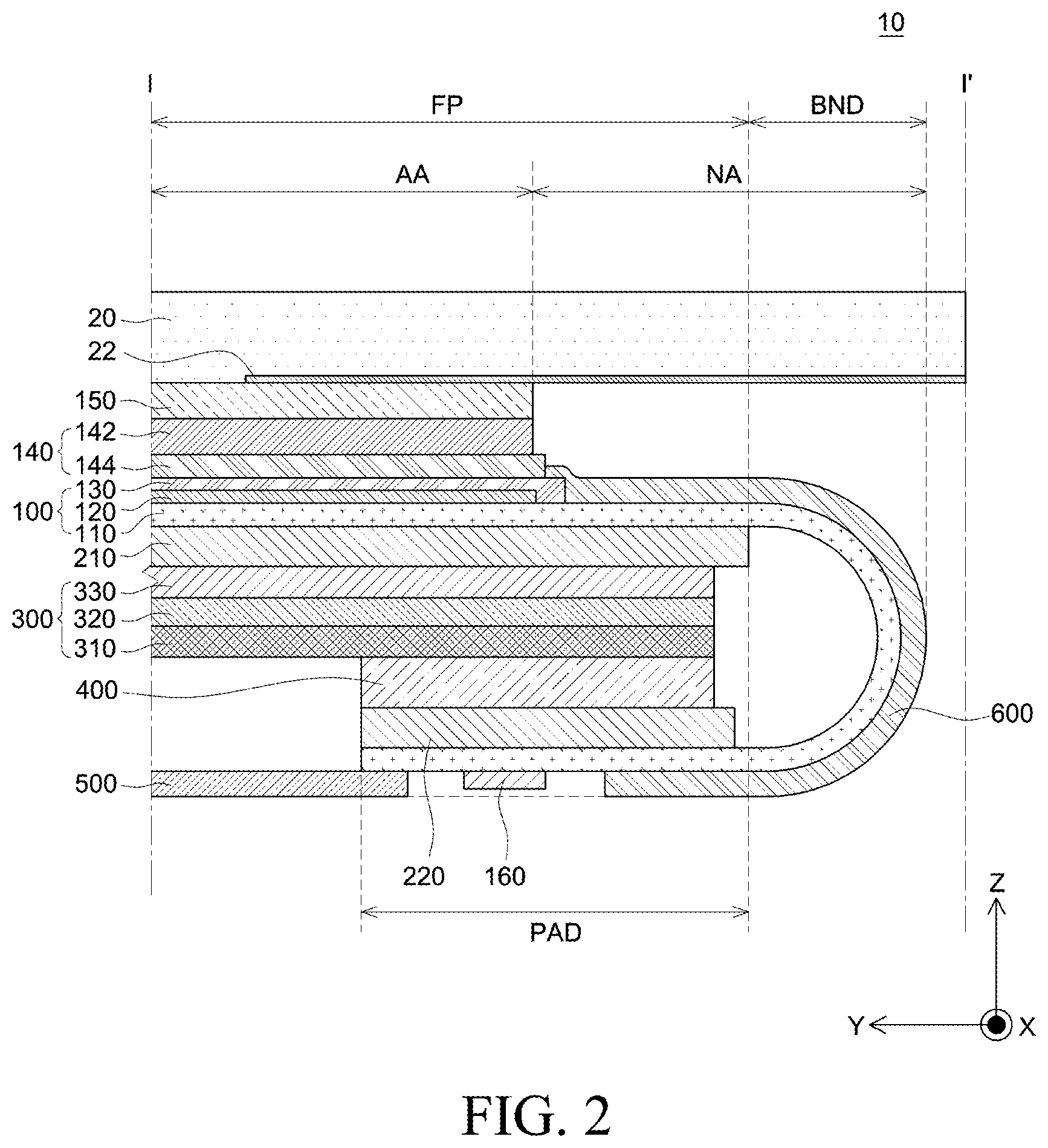 Patent US12339547 Figure 3 – Display apparatus
