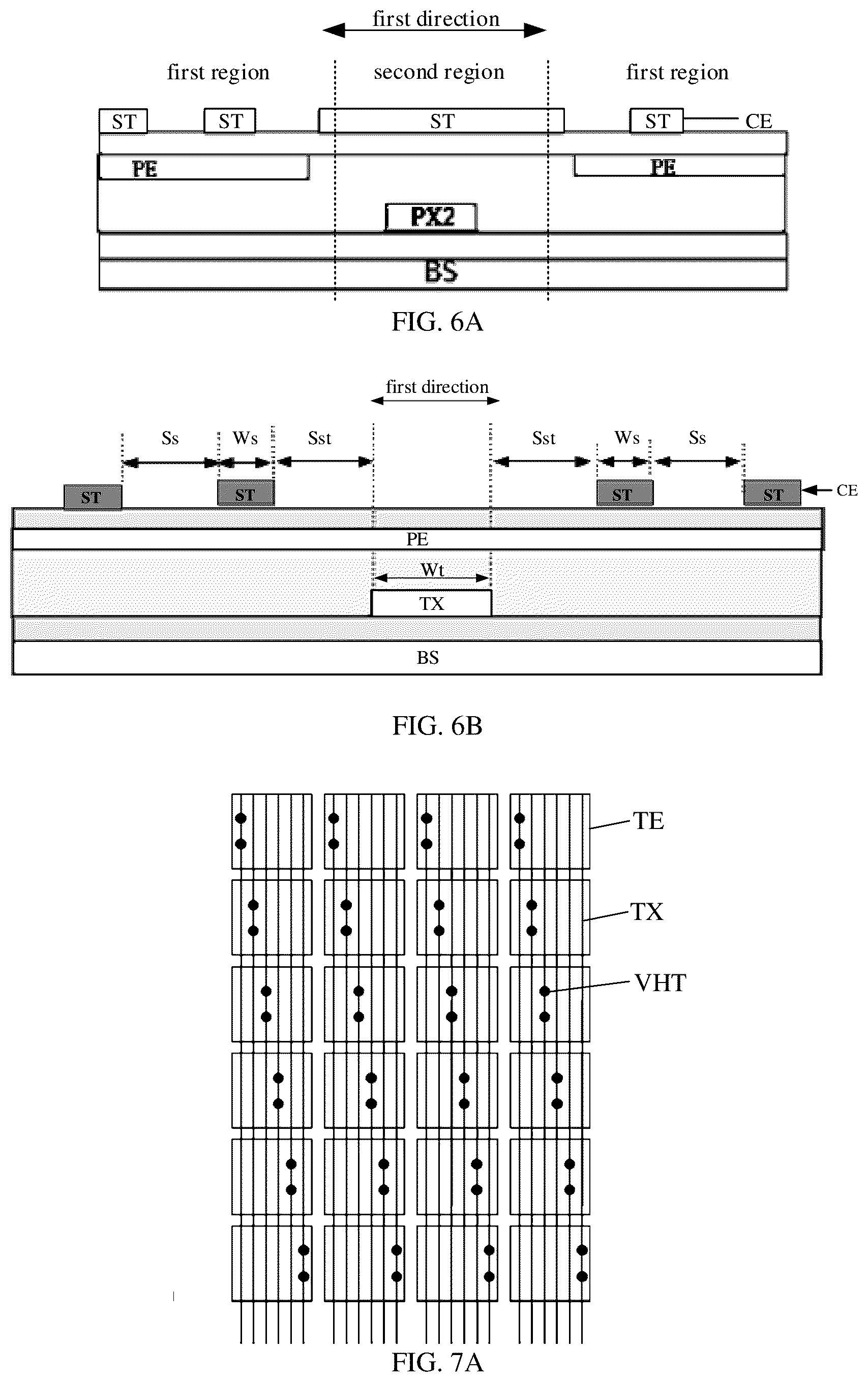 Patent US12339549 Figure 7 – Array substrate and touch display device