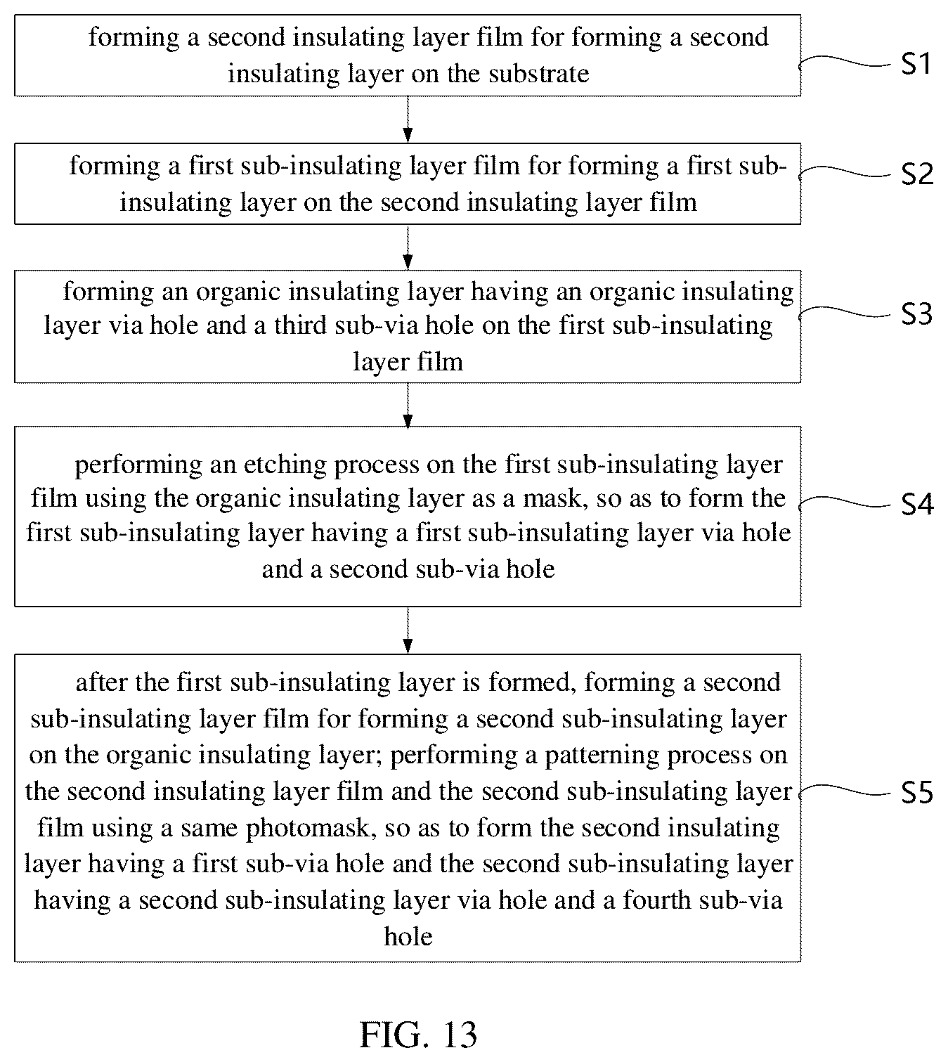 Patent US12339549 Figure 13 – Array substrate and touch display device