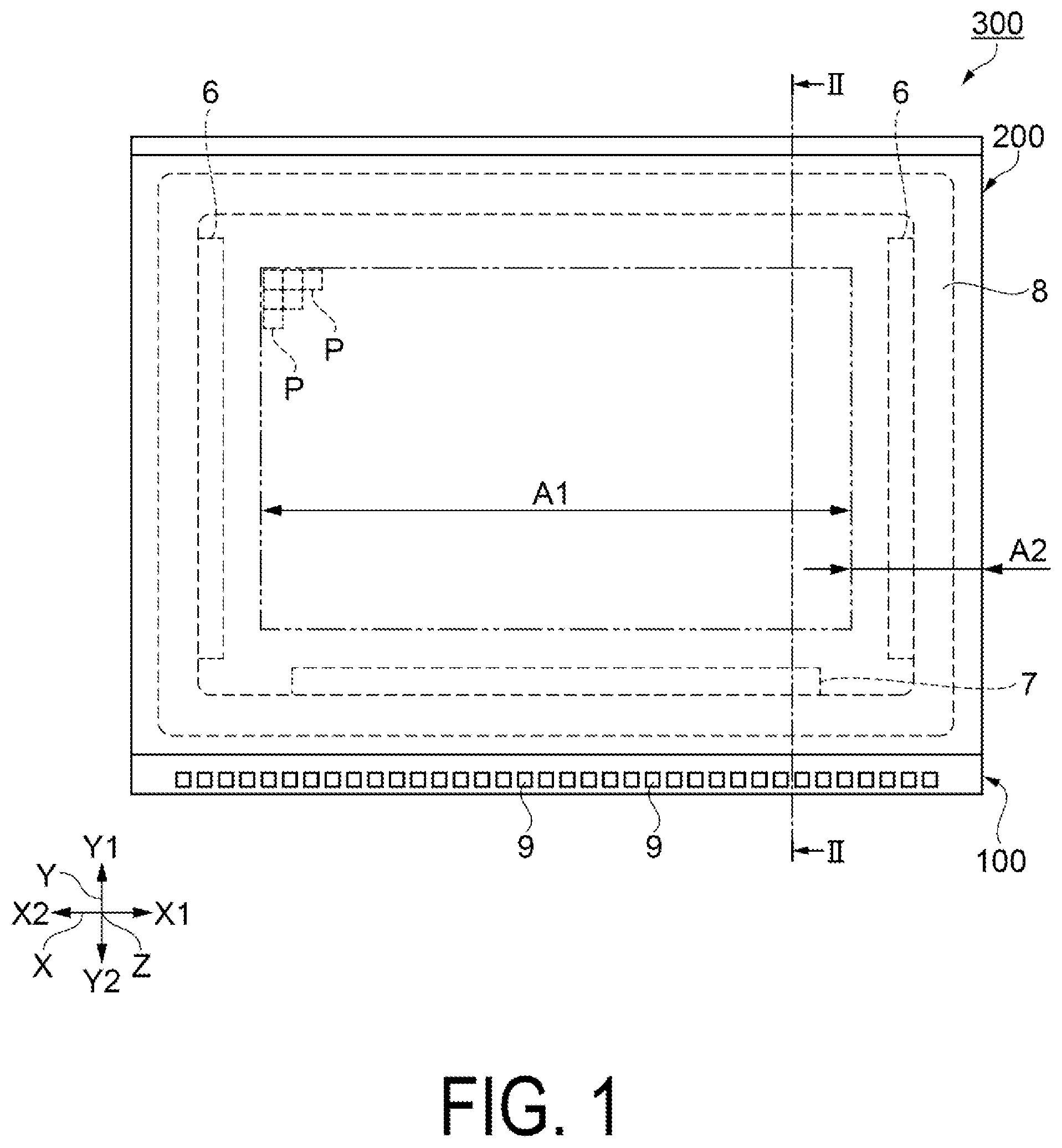 Patent US12339551 Figure 1 – Electro-optical device and electronic apparatus