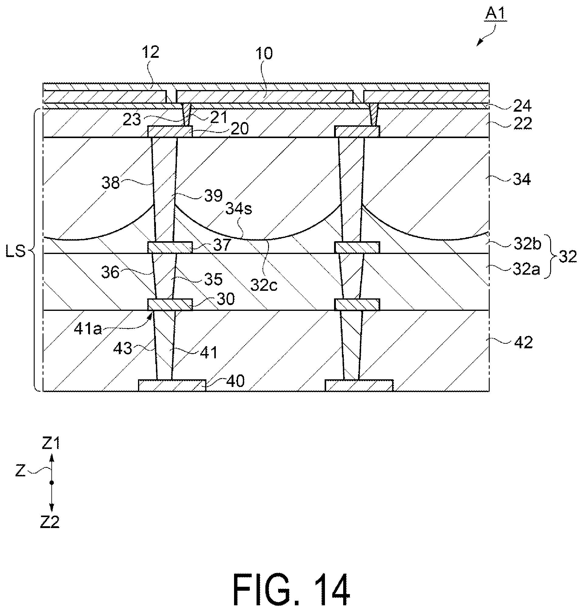 Patent US12339551 Figure 14 – Electro-optical device and electronic apparatus