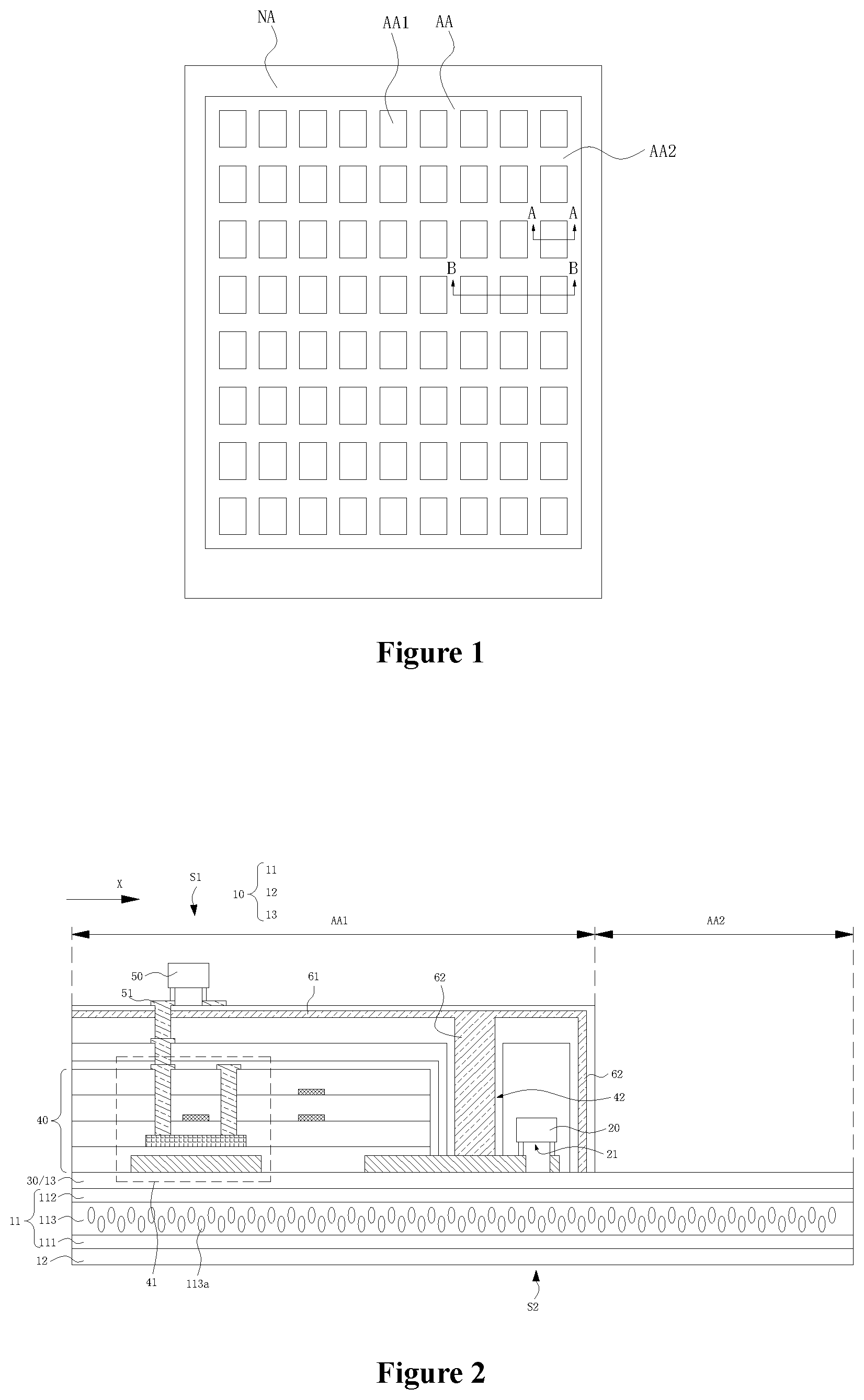 Patent US12339552 Figure 1 – Display panel and display device