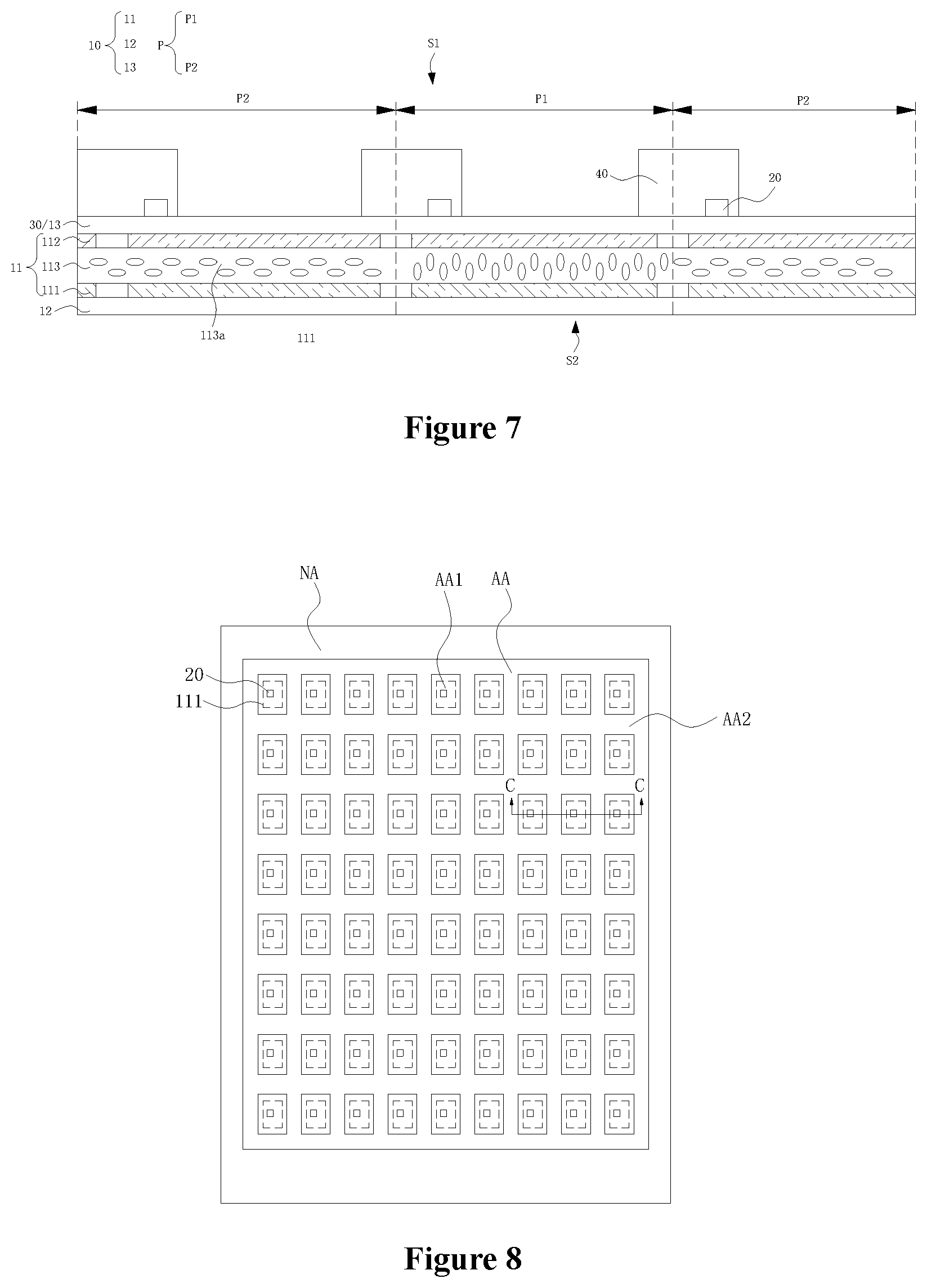 Patent US12339552 Figure 4 – Display panel and display device