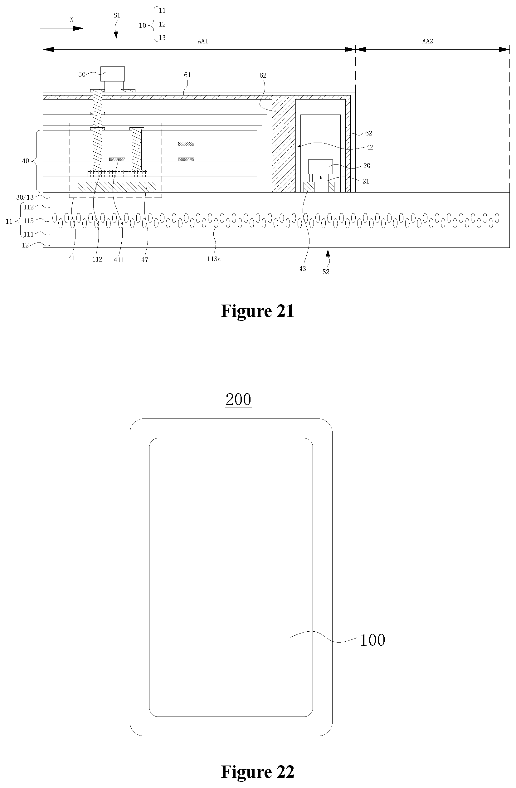 Patent US12339552 Figure 11 – Display panel and display device