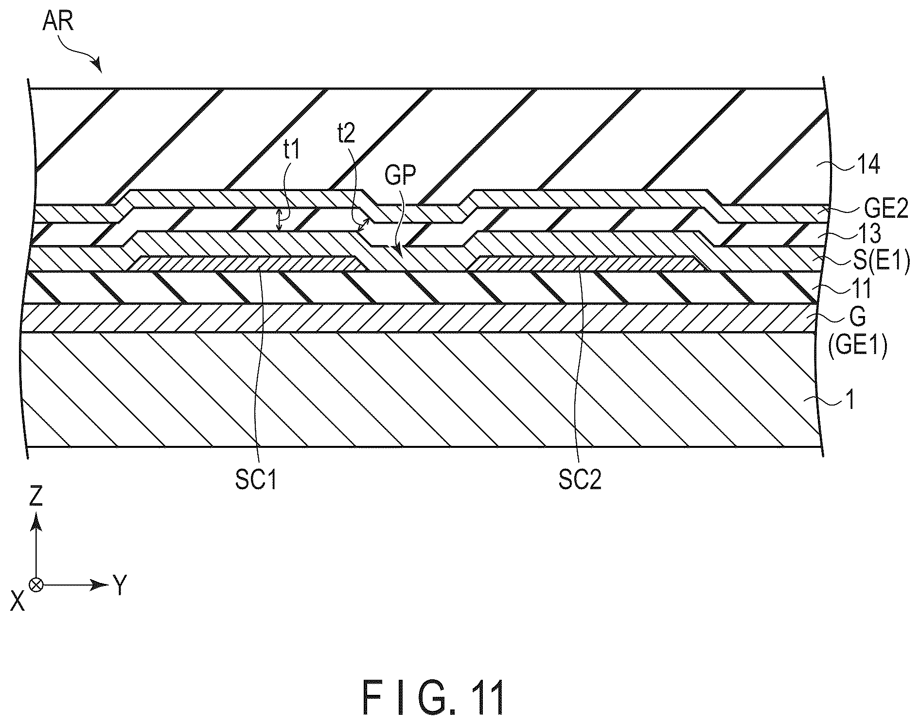 Patent US12339558 Figure 9 – Array substrate and display device