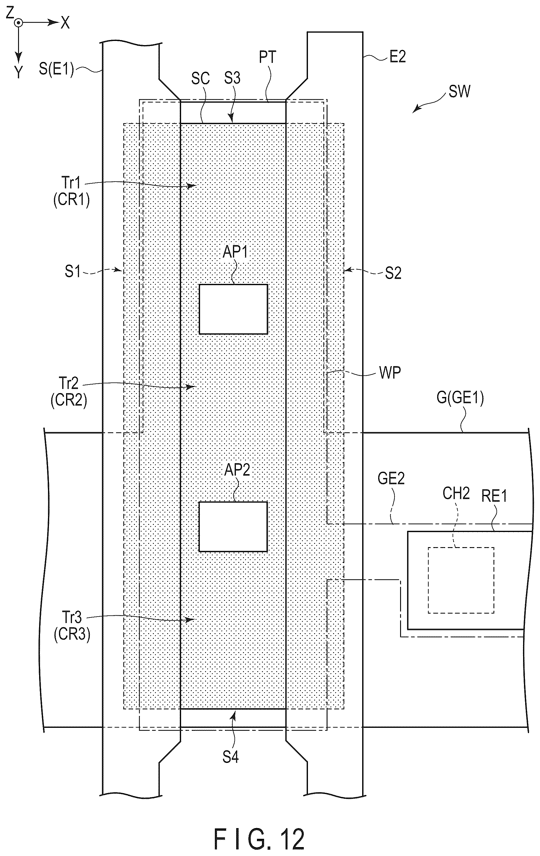 Patent US12339558 Figure 10 – Array substrate and display device