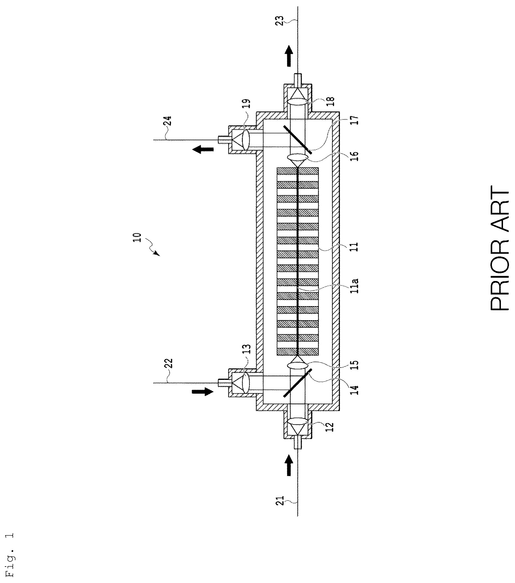 Patent US12339564 Figure 1 – Wavelength conversion apparatus